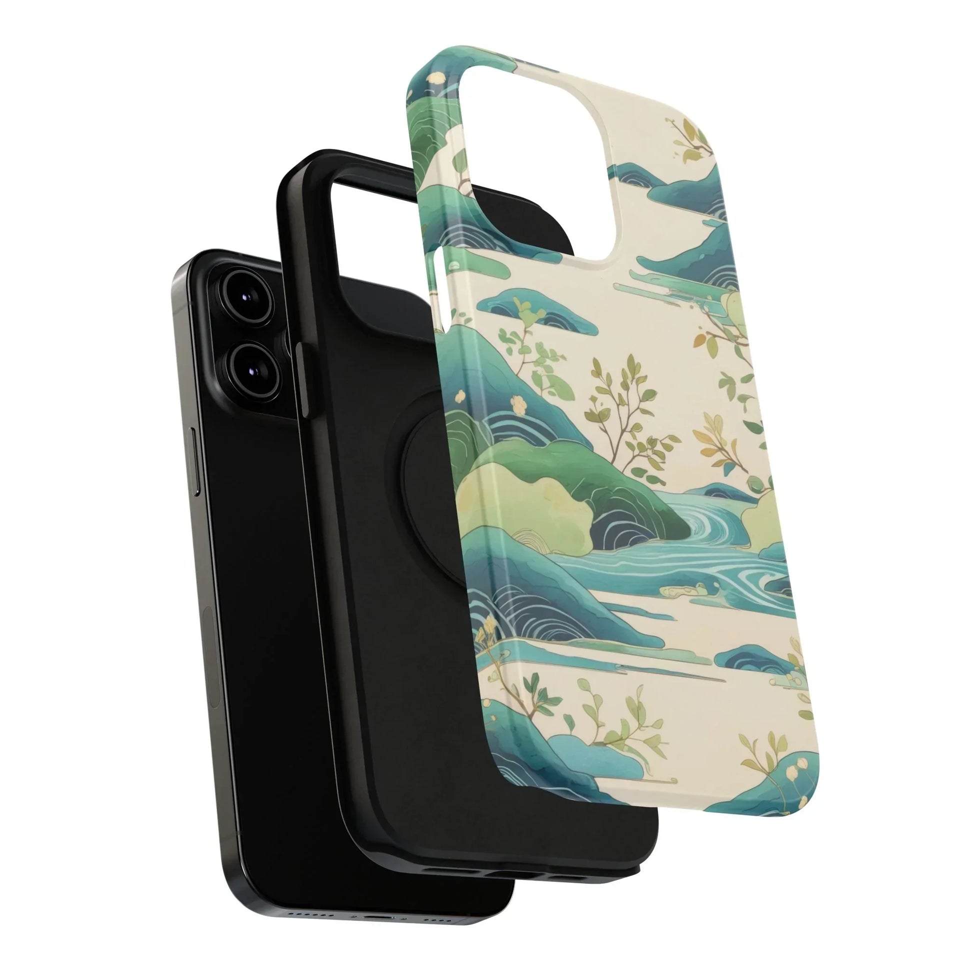 Nature Landscape Phone Case for iPhone 12-16 and Samsung Galaxy S21-S22 Models - KarArmDesign