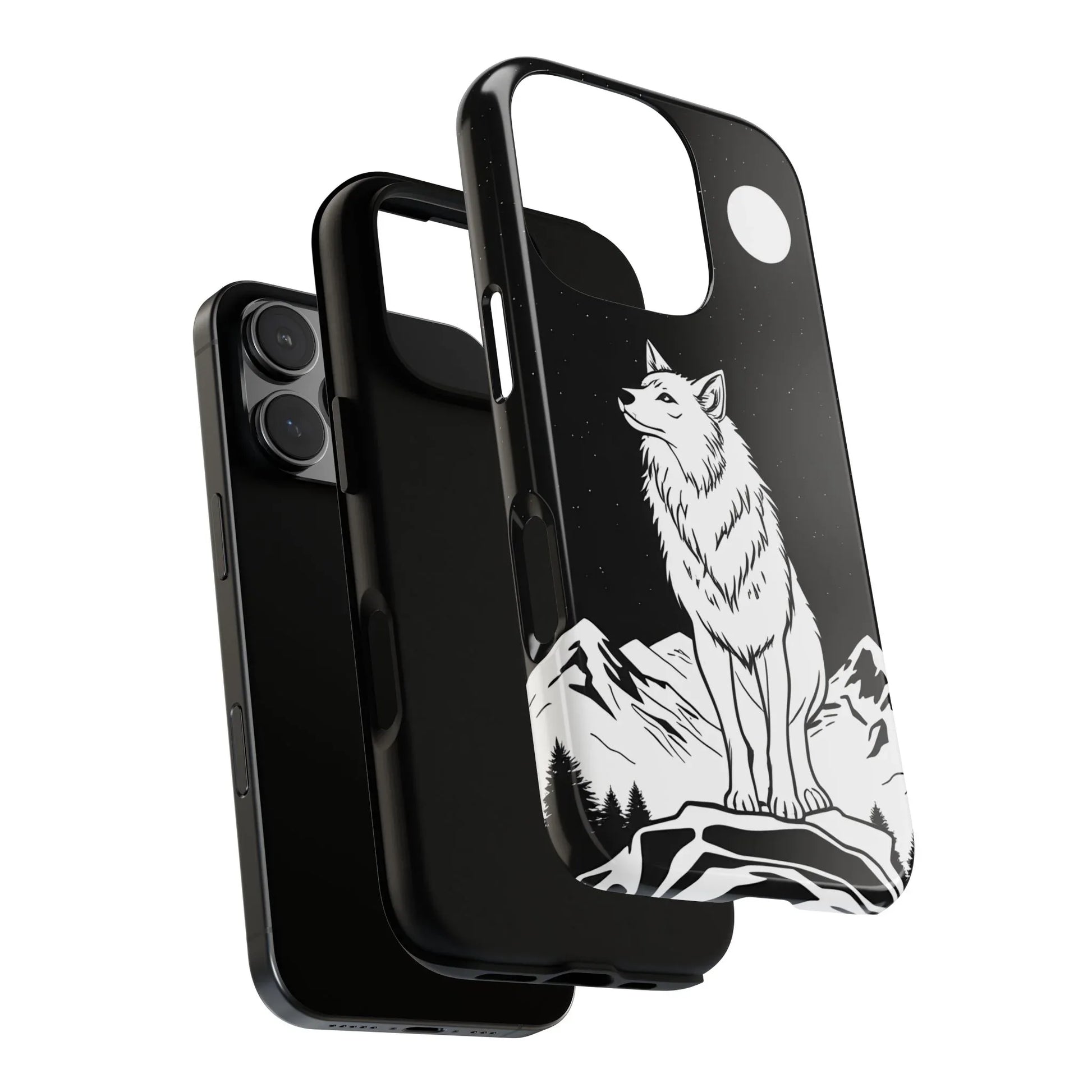 Majestic Wolf Phone Case for iPhone and Galaxy - KARARMDESIGN