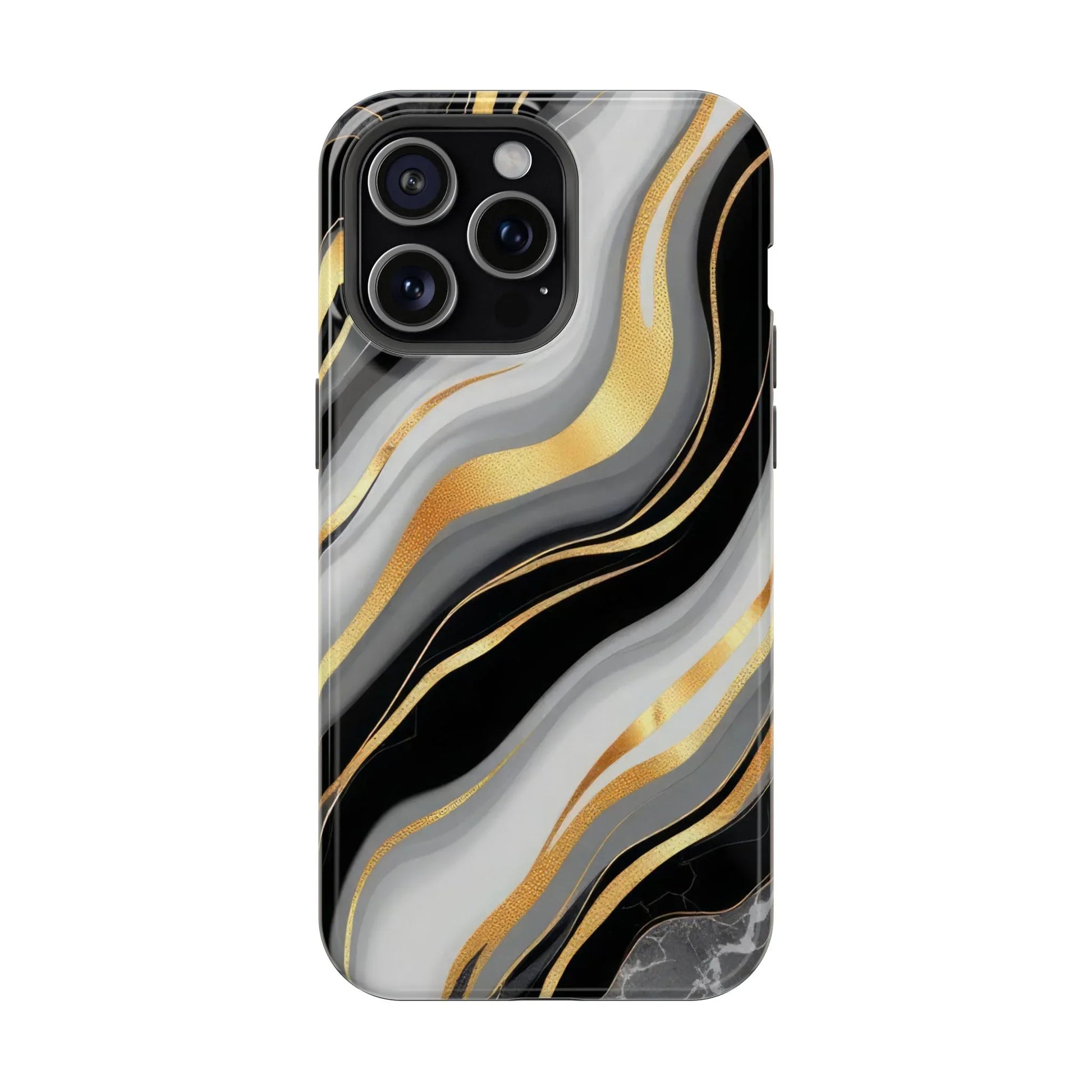 Modern Marble Flow Phone Case for iPhone 11-17 - KARARMDESIGN