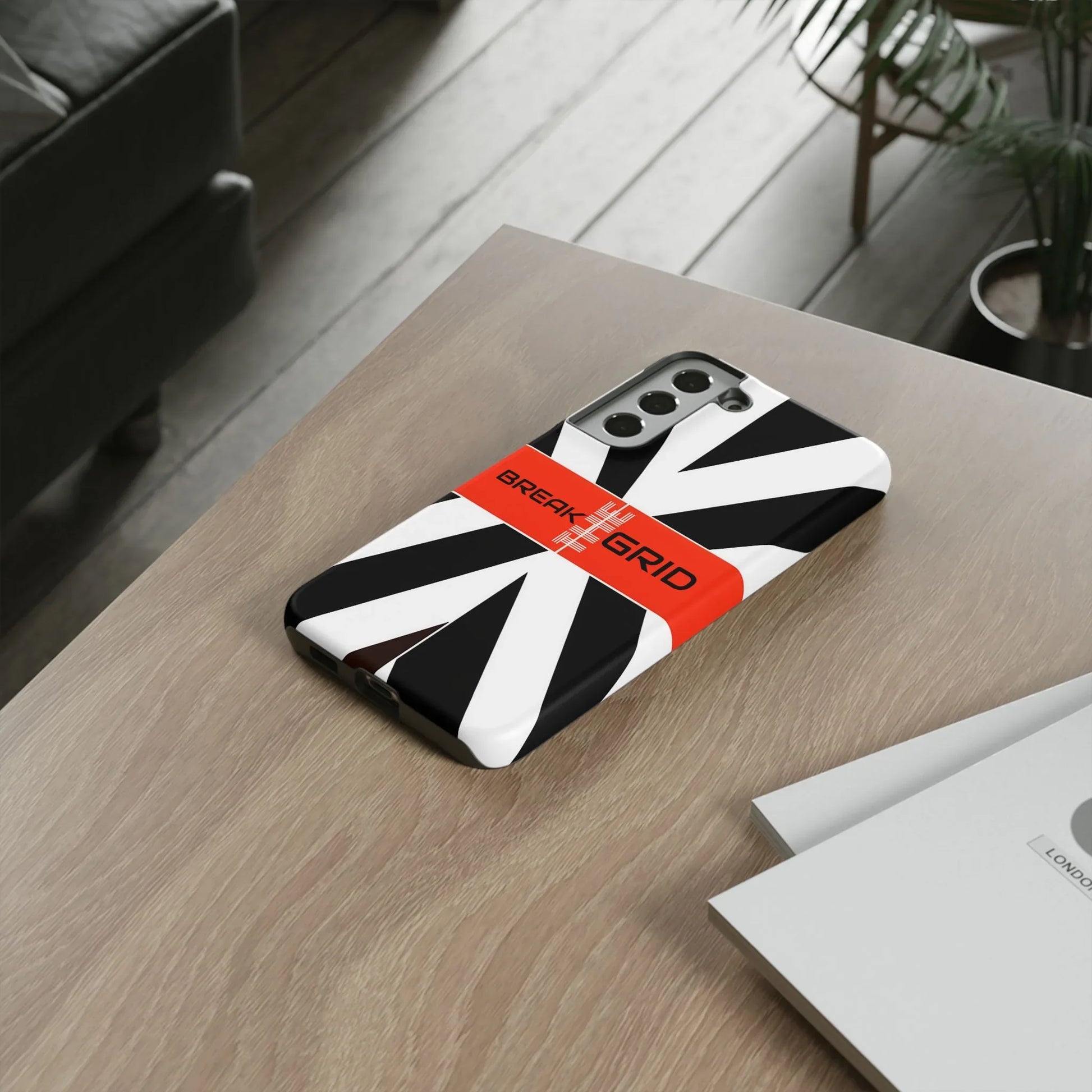 Break The Grid Phone Case for iPhone 11–16 and Galaxy S20–S25 - KARARMDESIGN