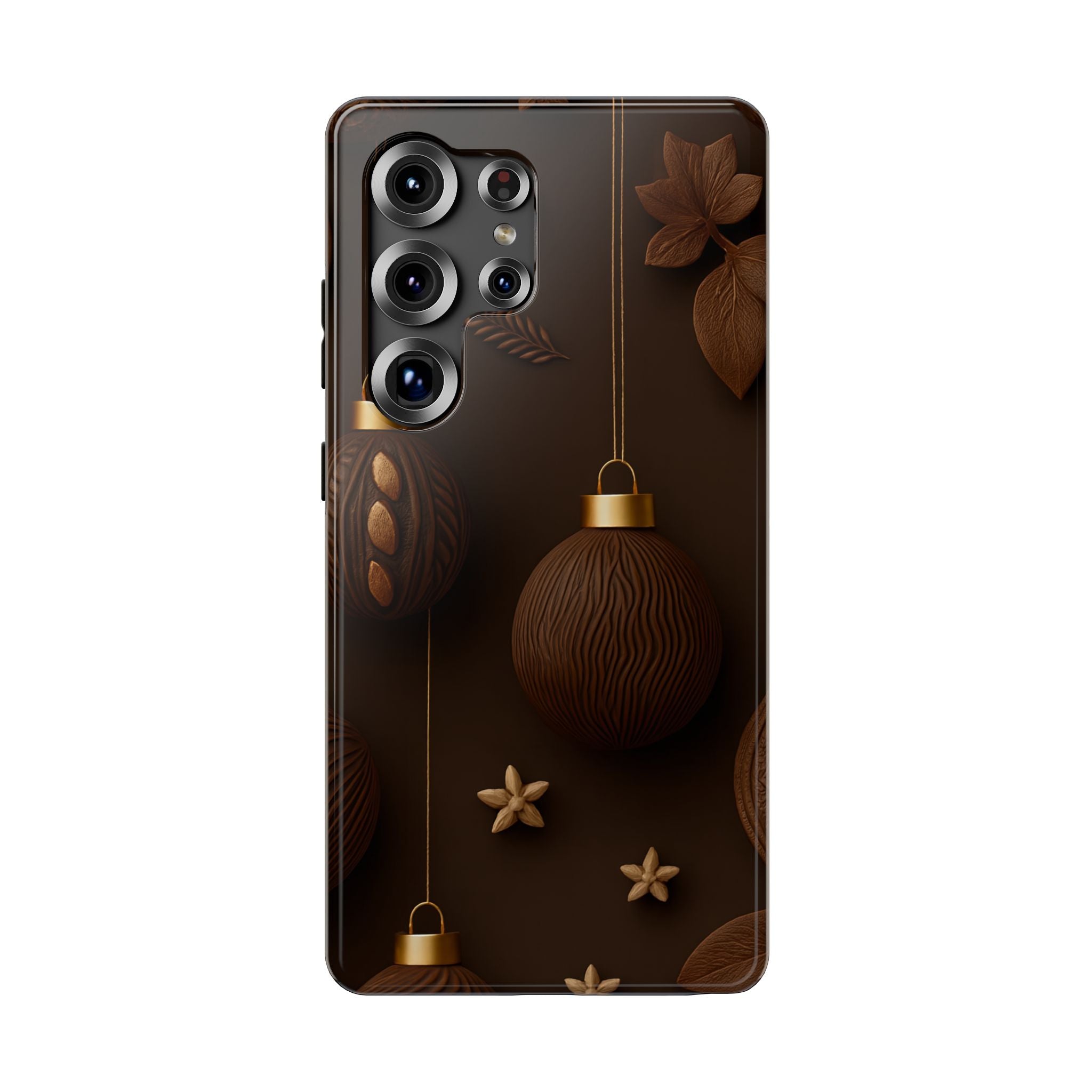 Chocolate Ornaments Phone Case for iPhone 11-17 and Galaxy S22-S26