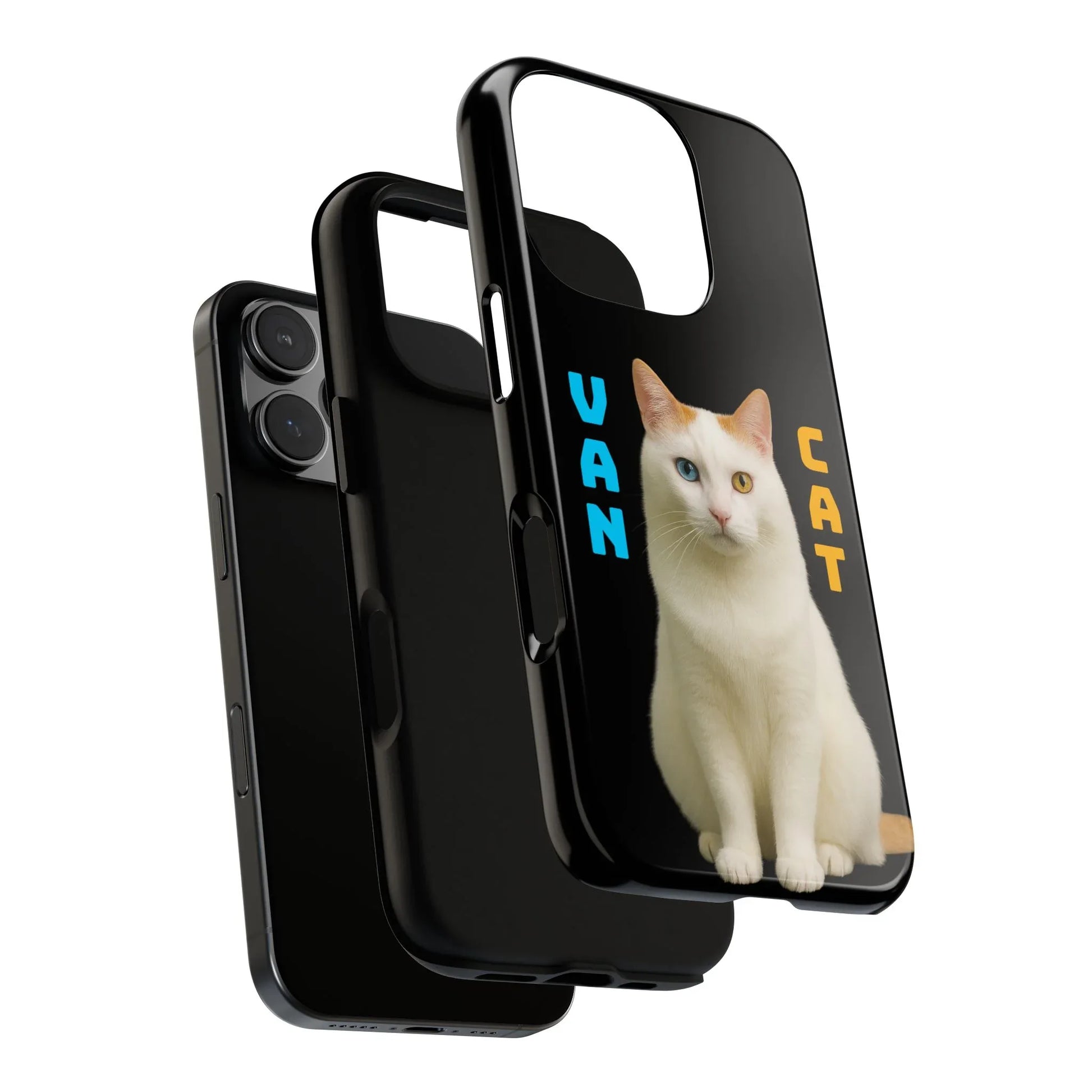 VAN CAT Phone Case for iPhone 8-17 and Galaxy S20-S25 - KARARMDESIGN