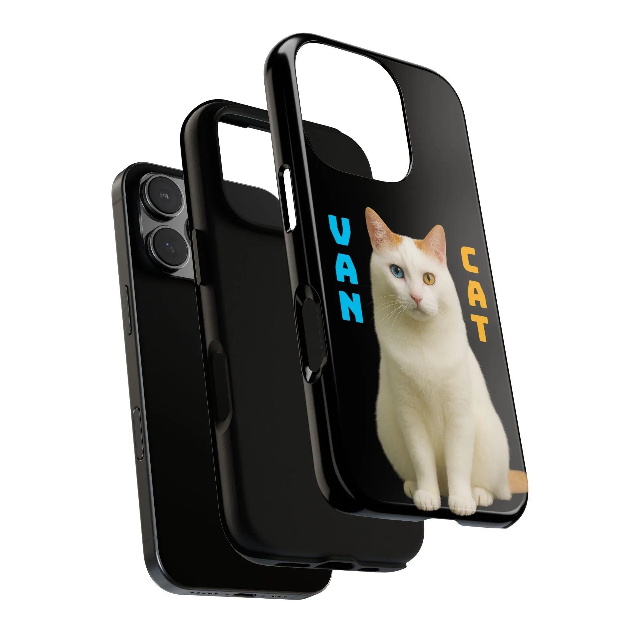 VAN CAT Phone Case for iPhone 8-17 and Galaxy S20-S25 - KARARMDESIGN
