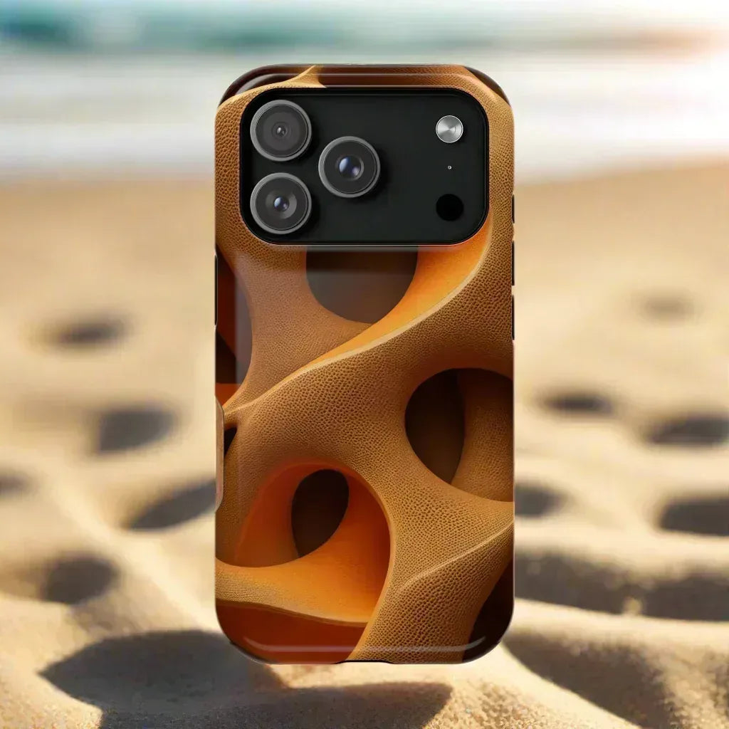 Amber Flow Phone Case for iPhone 11-17 and Galaxy S21-S22 - KARARMDESIGN