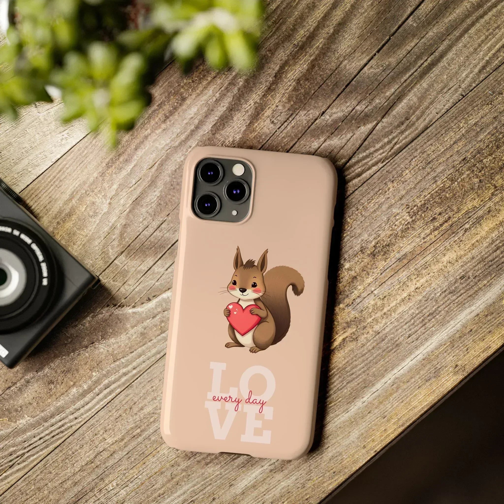 Cute Squirrel Phone Case for iPhone 11-17 - KARARMDESIGN