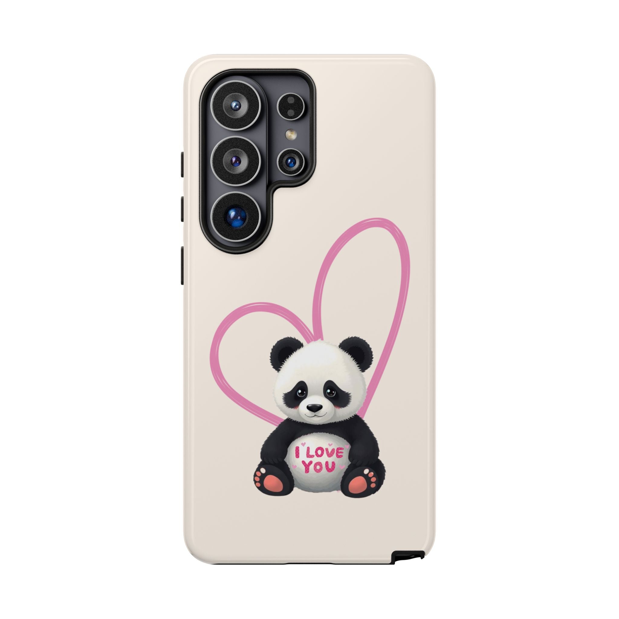 Adorable Panda Love Phone Case – Samsung Galaxy S20-S26