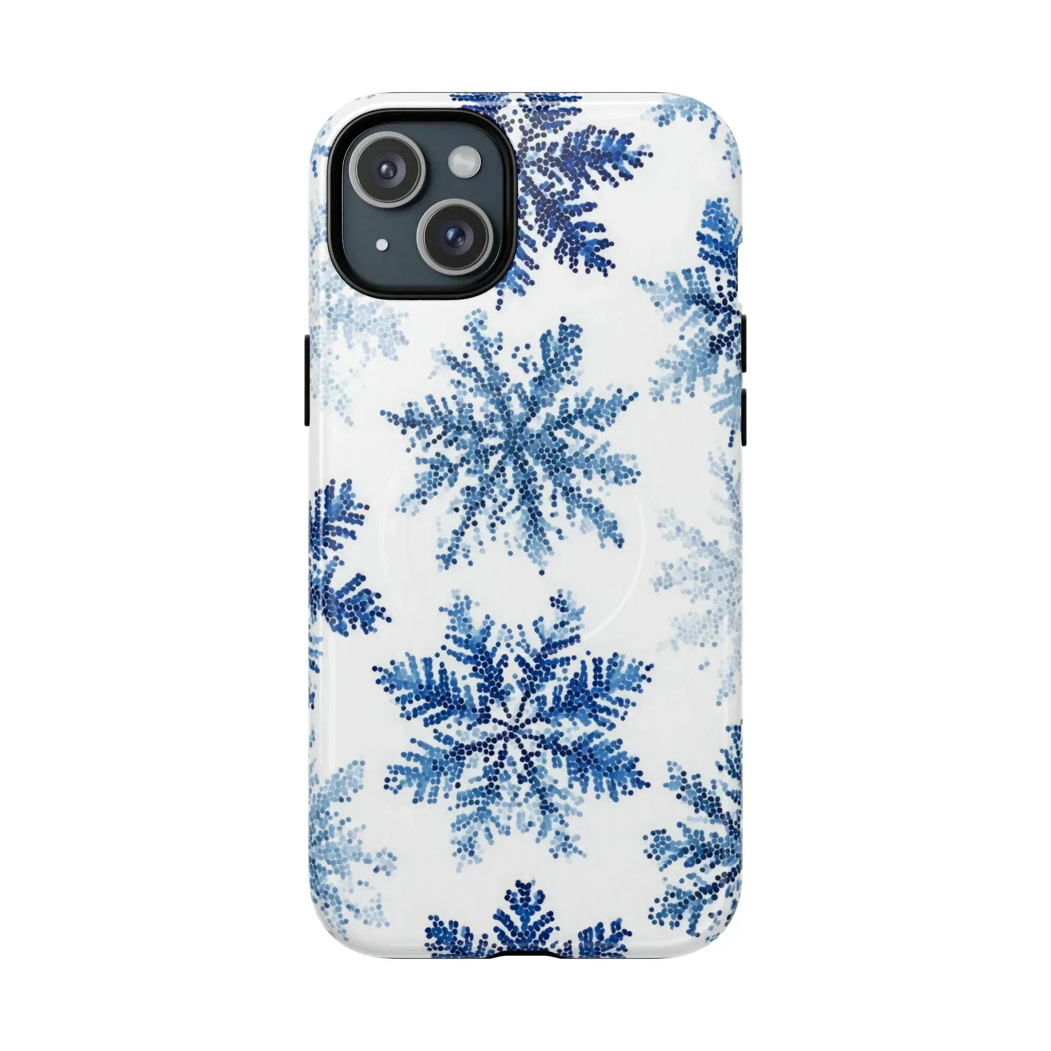 Snowflake Elegance Phone Case for iPhone 13-17 - KARARMDESIGN