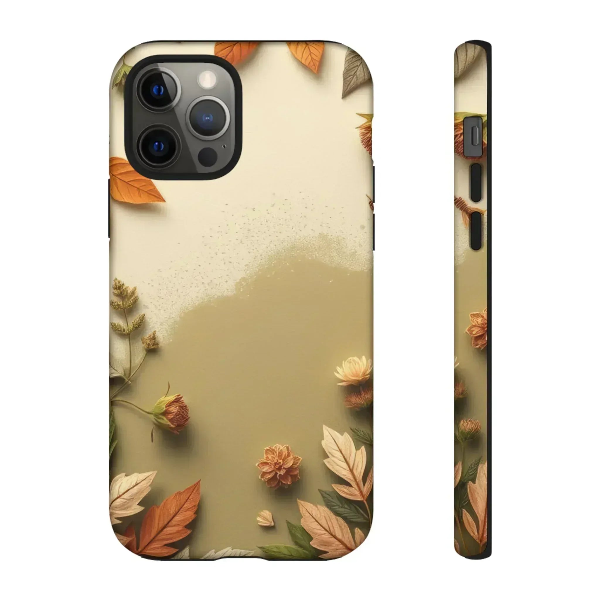 Autumn Leaves Phone Case for iPhone 8–16 and Galaxy S10–S25 - KARARMDESIGN