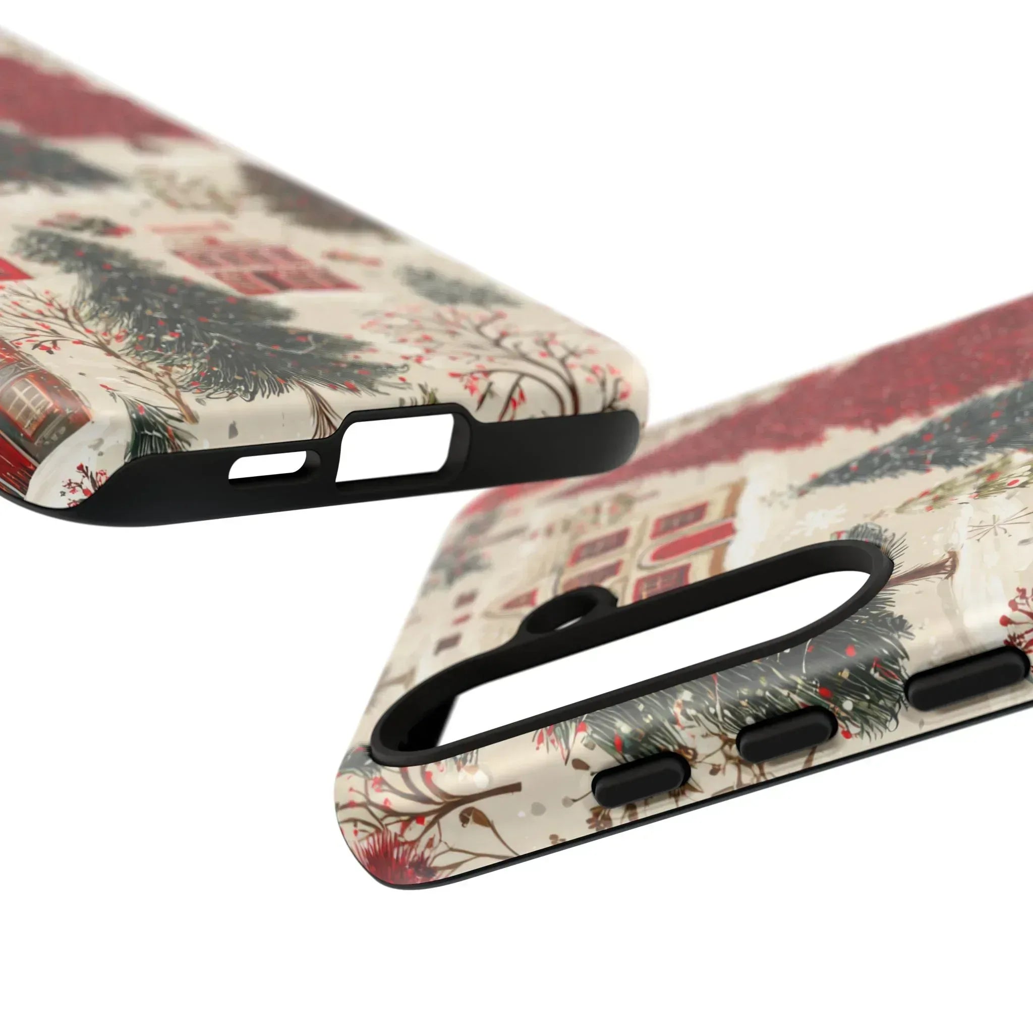 Cozy Winter Village Phone Case for iPhone 11-17 and Galaxy S10-S25 - KARARMDESIGN