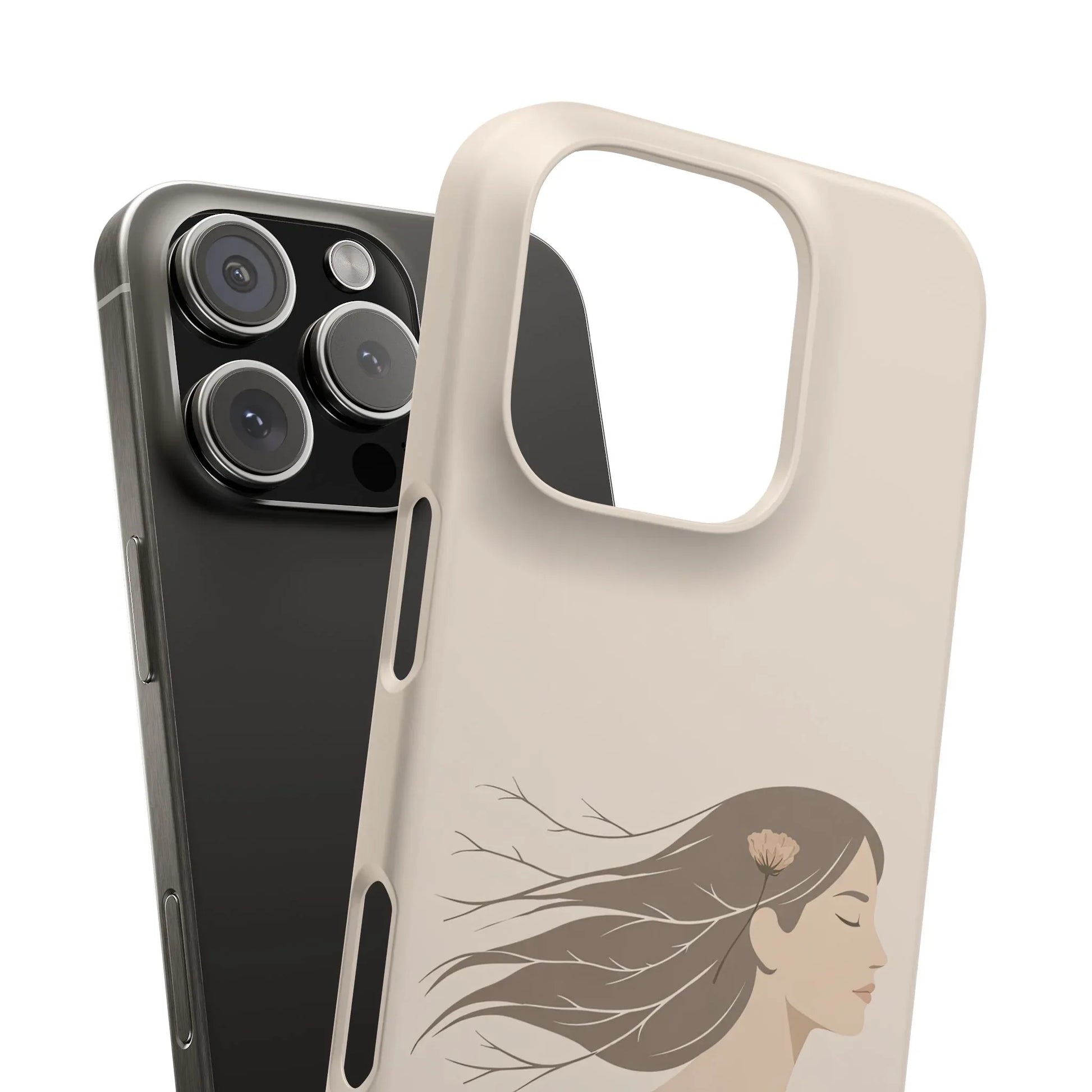 Graceful Strength Phone Case for iPhone 11-17 and Galaxy S20-25 - KARARMDESIGN
