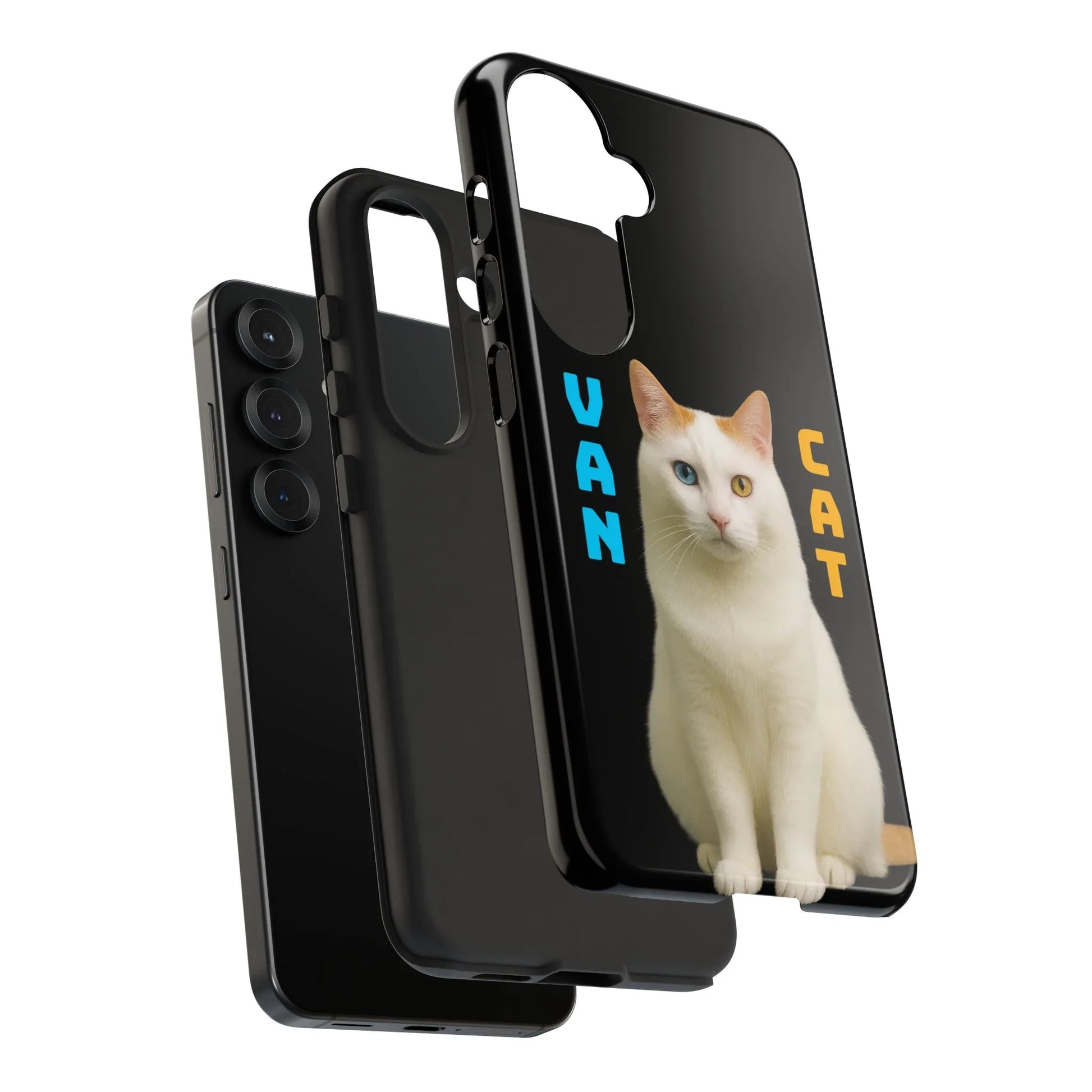 VAN CAT Phone Case for iPhone 8-17 and Galaxy S20-S25 - KARARMDESIGN