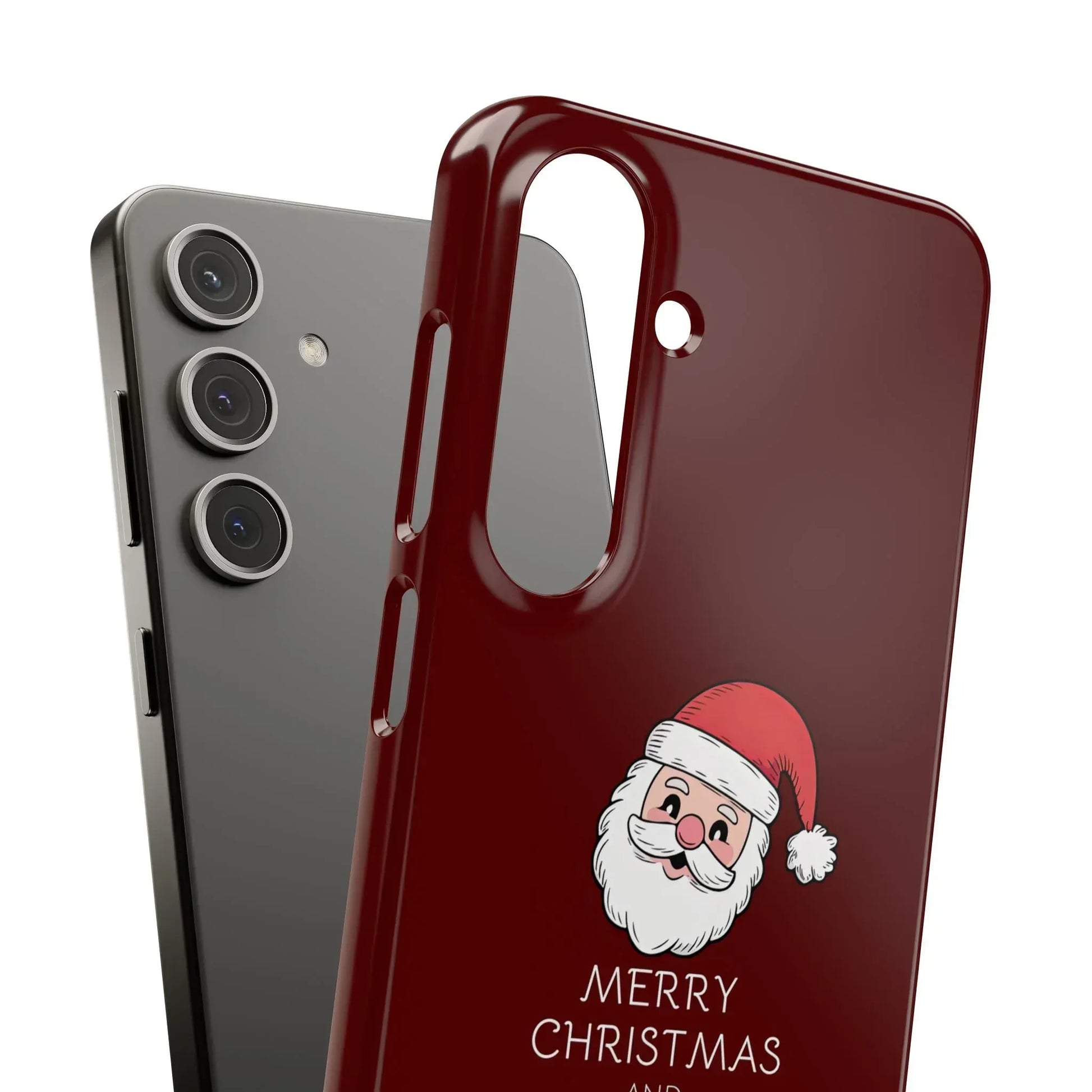 Crimson Claus Phone Case for iPhone 8-17 and Galaxy S20-S25 - KARARMDESIGN