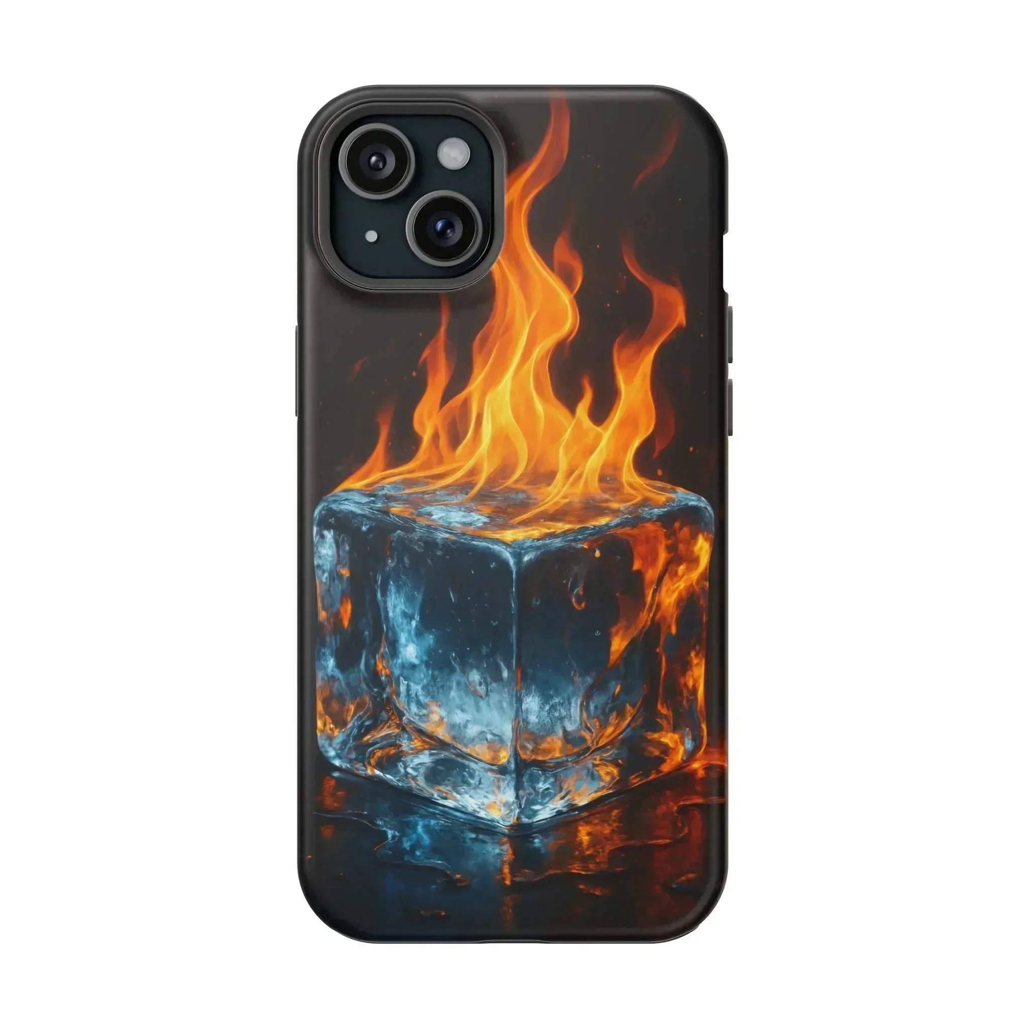 Flame Ice Phone Case for iPhone 12-16 and Galaxy S21-S22 - KARARMDESIGN