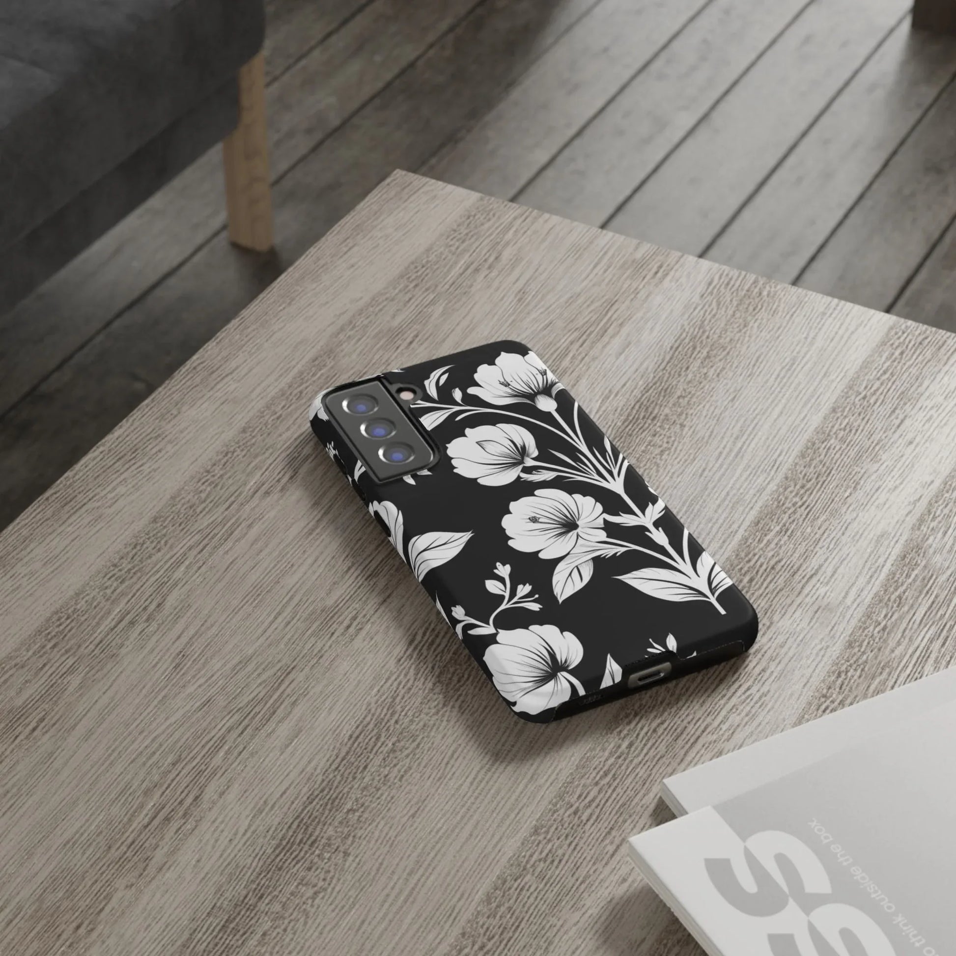 Elegant Floral Phone Case for Galaxy S20-S25 - KARARMDESIGN
