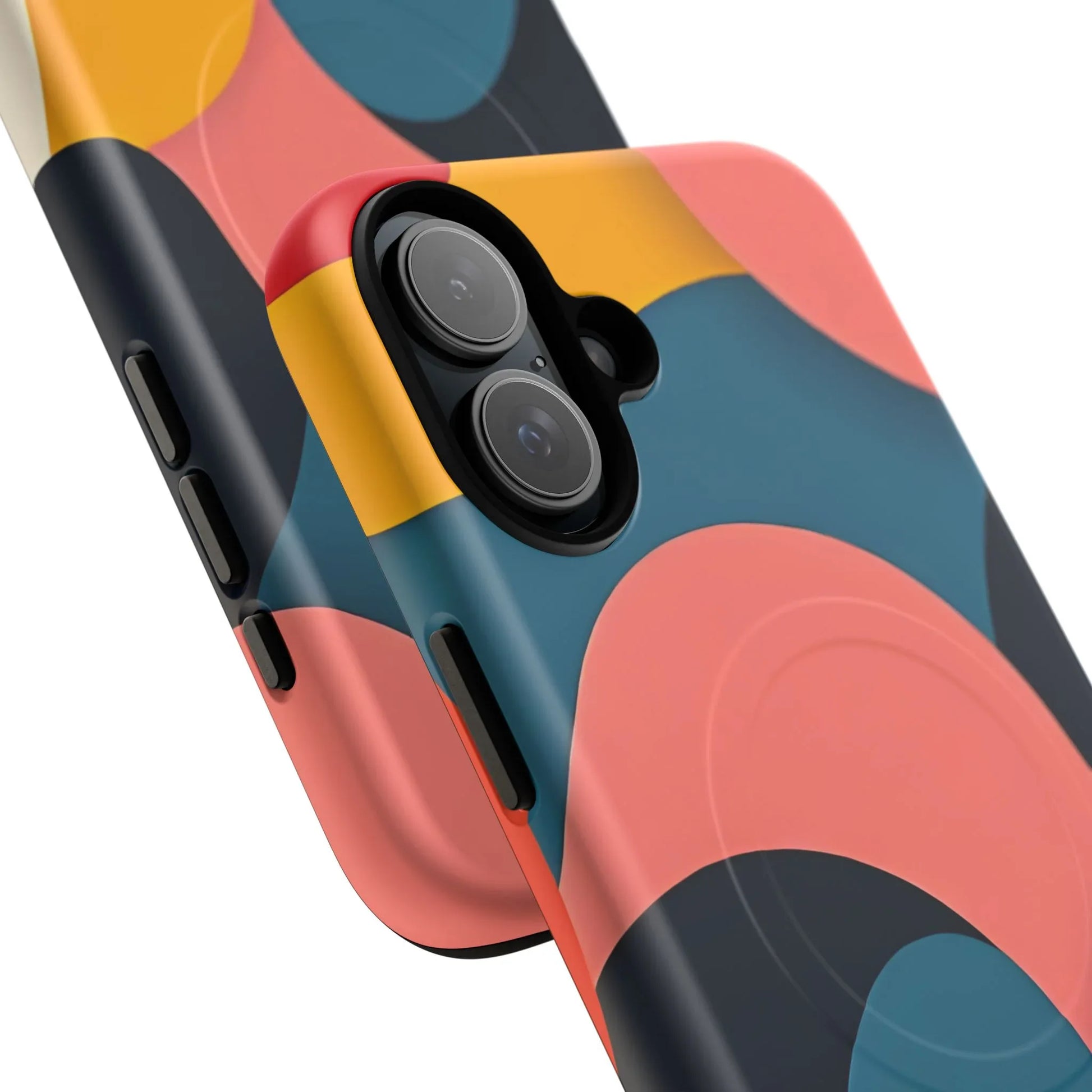 Colorful Abstract Art Phone Case for iPhone 13-17 - KARARMDESIGN