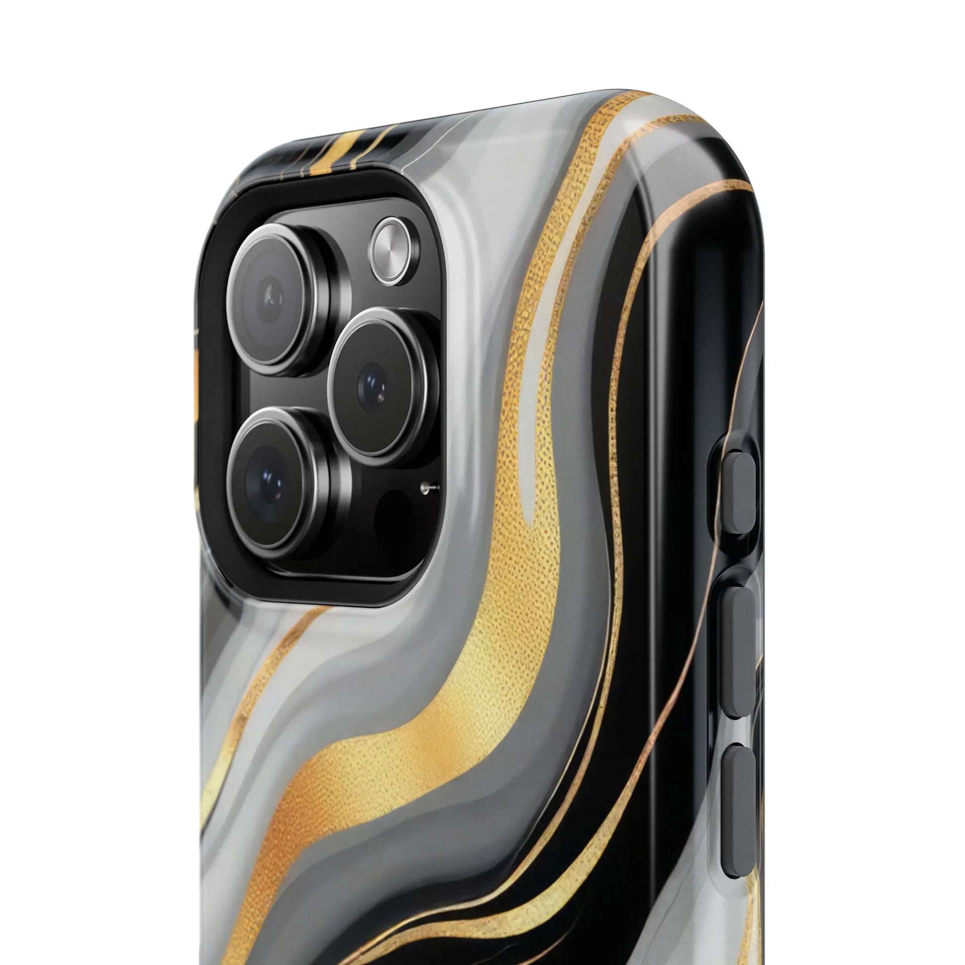 Modern Marble Flow Phone Case for iPhone 11-17 - KARARMDESIGN