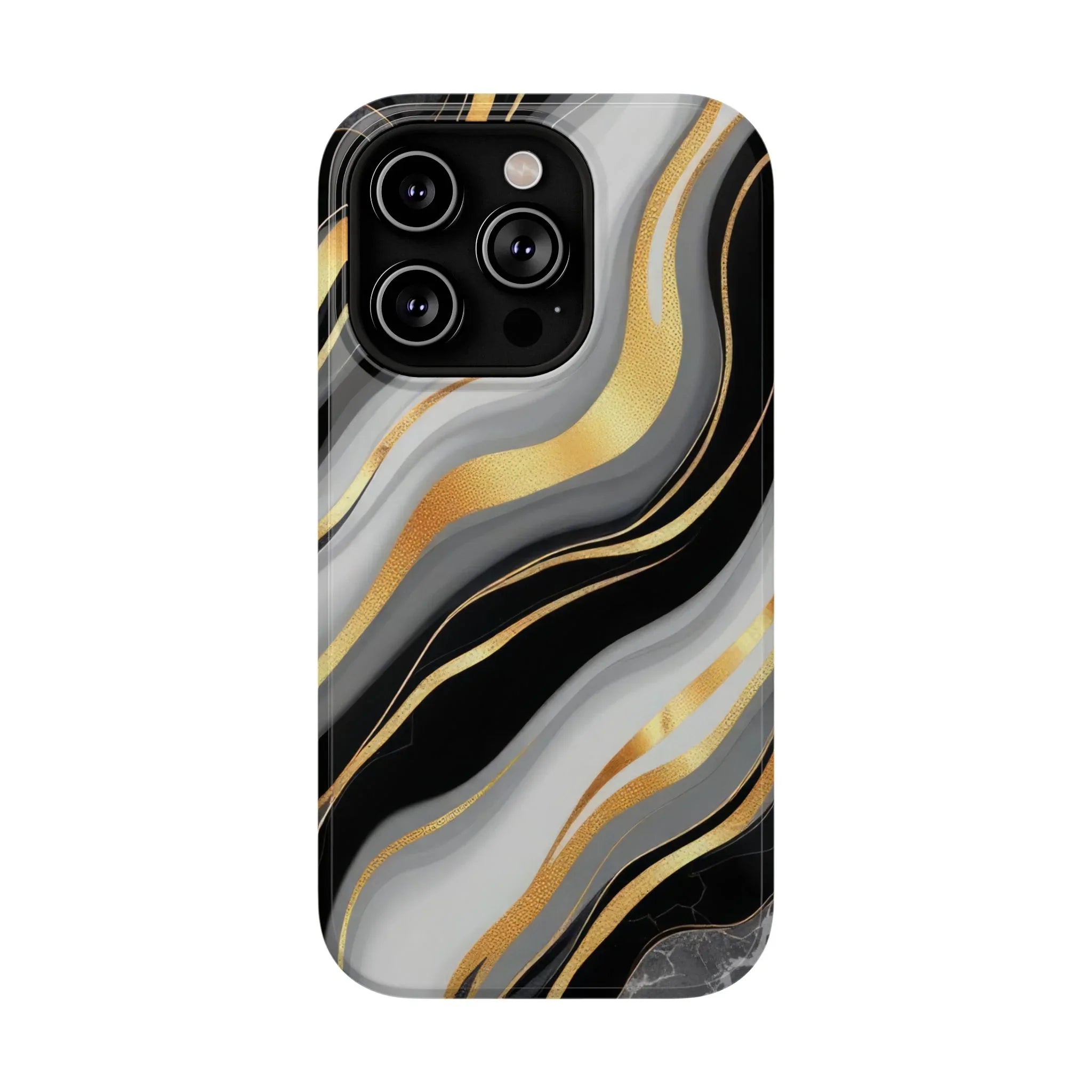 Modern Marble Flow Phone Case for iPhone 11-17 - KARARMDESIGN