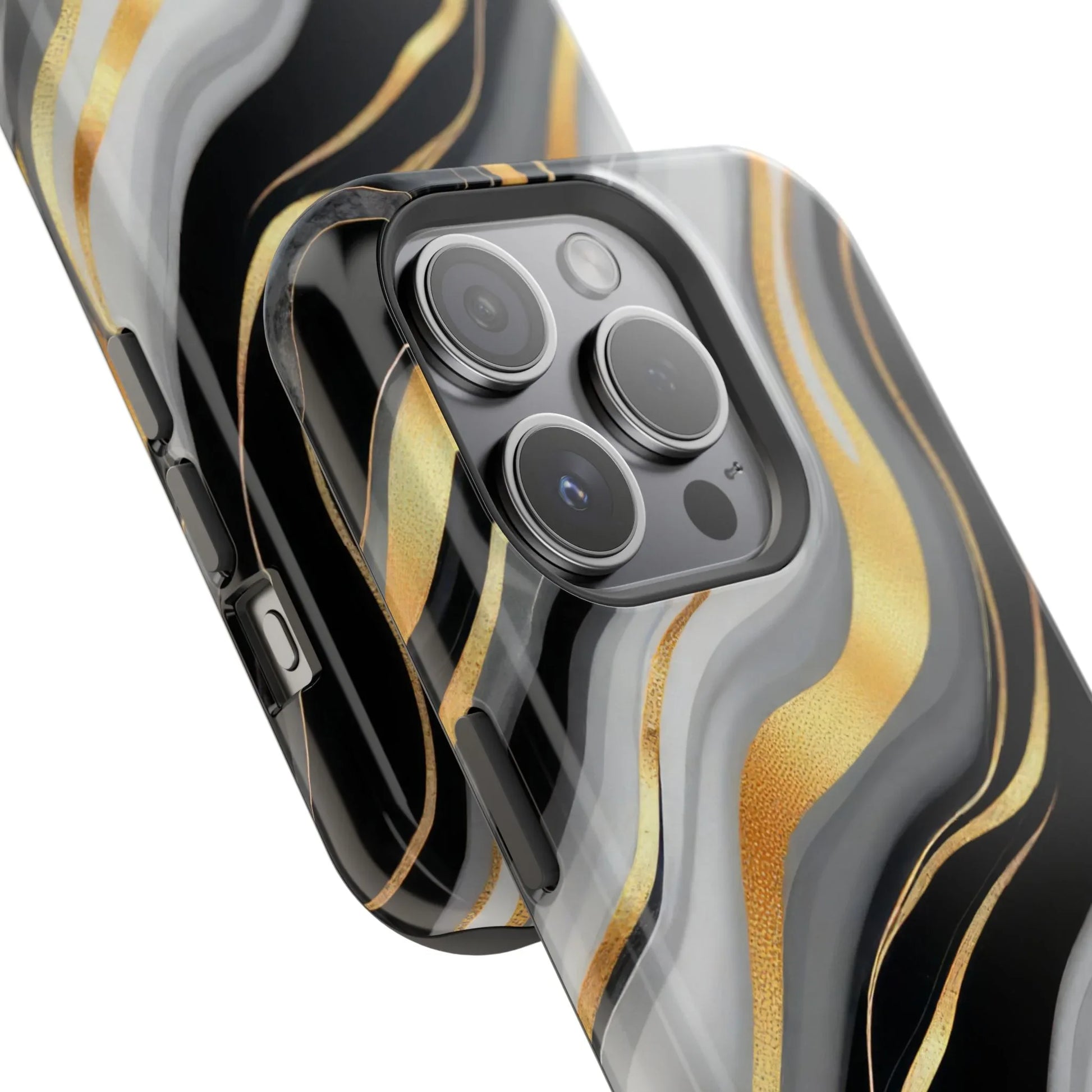 Modern Marble Flow Phone Case for iPhone 11-17 - KARARMDESIGN