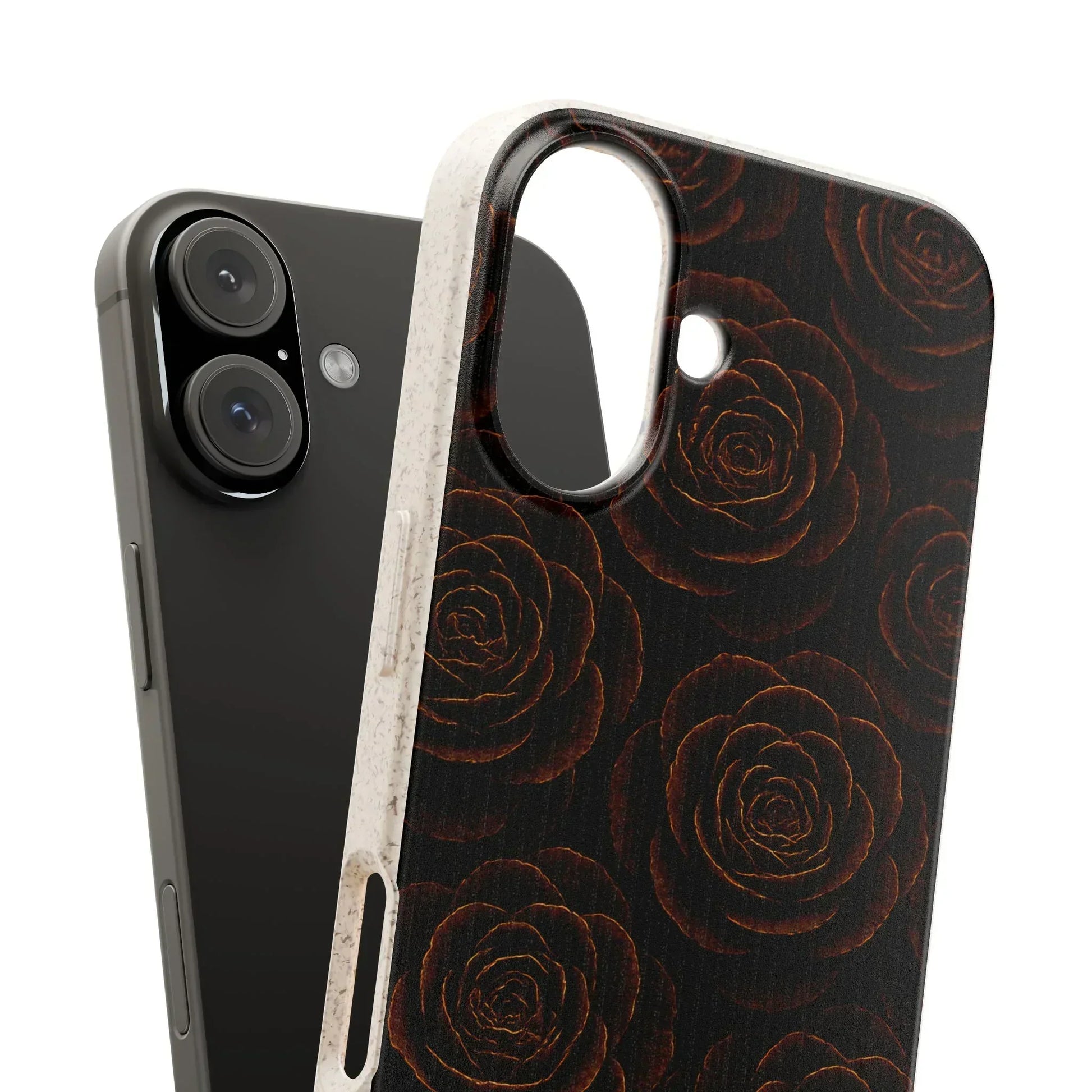 Wooden Roses Phone Case for iPhone 11-16 and Samsung Galaxy S20-S22 Models - KarArmDesign