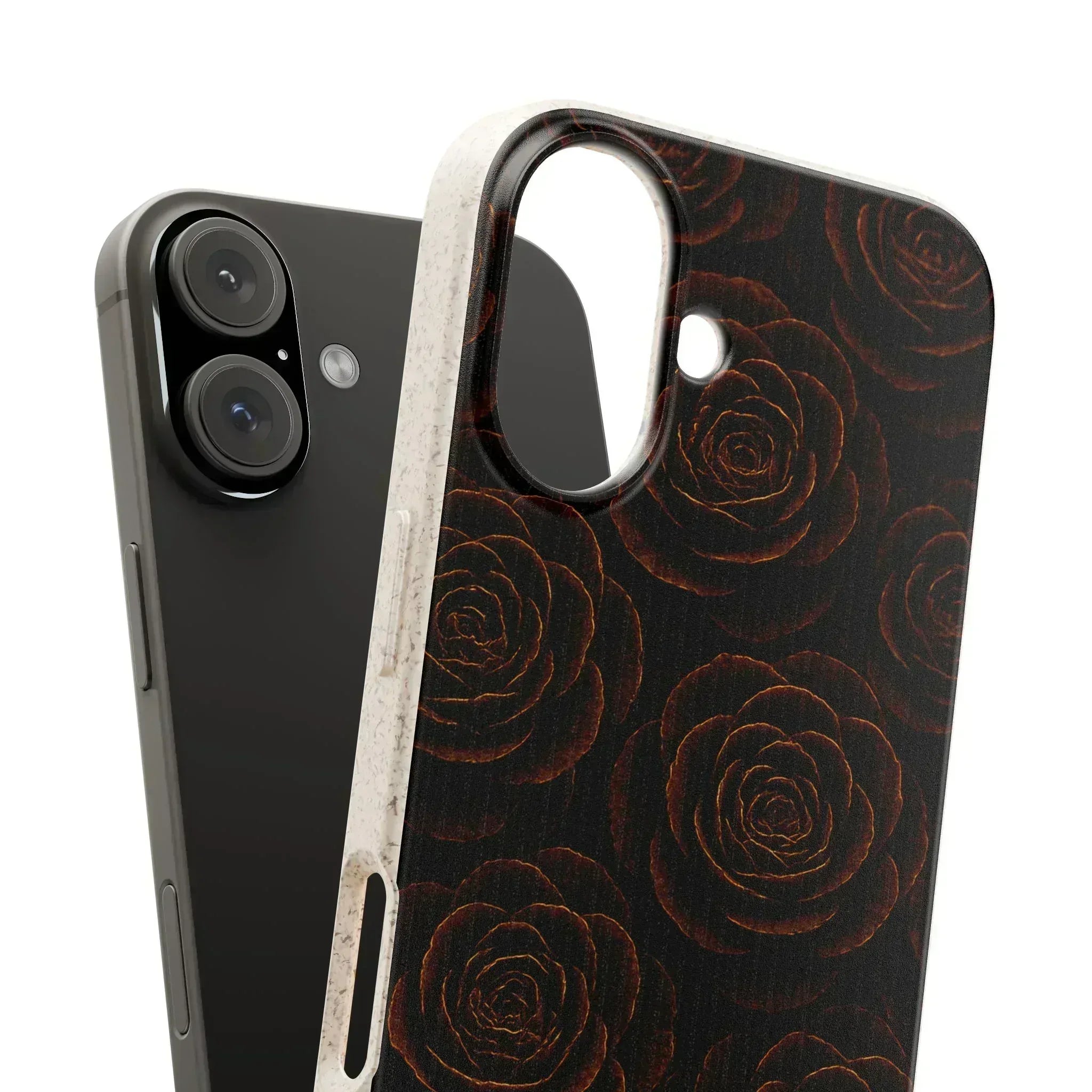 Wooden Roses Phone Case for iPhone 11-16 and Samsung Galaxy S20-S22 - KARARMDESIGN