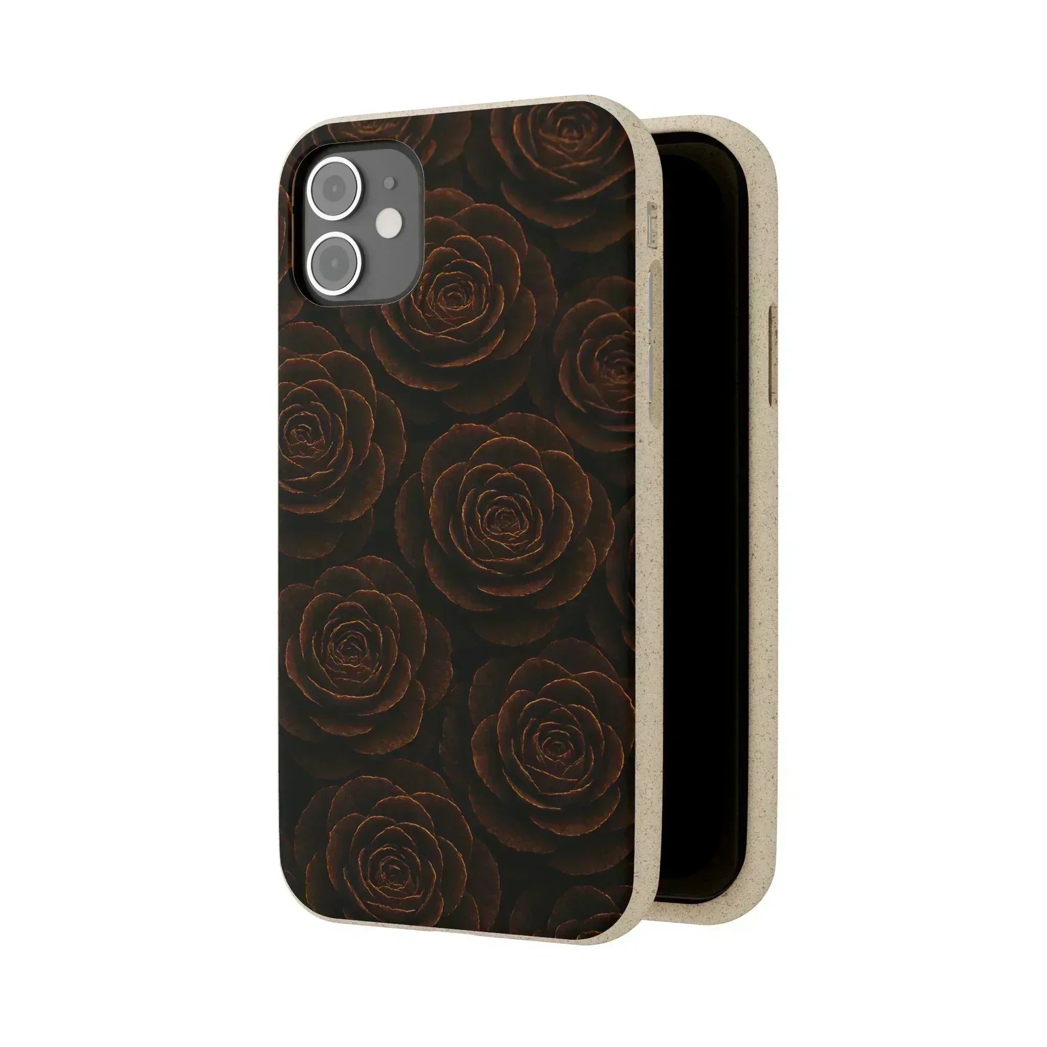 Wooden Roses Phone Case for iPhone 11-16 and Samsung Galaxy S20-S22 - KARARMDESIGN