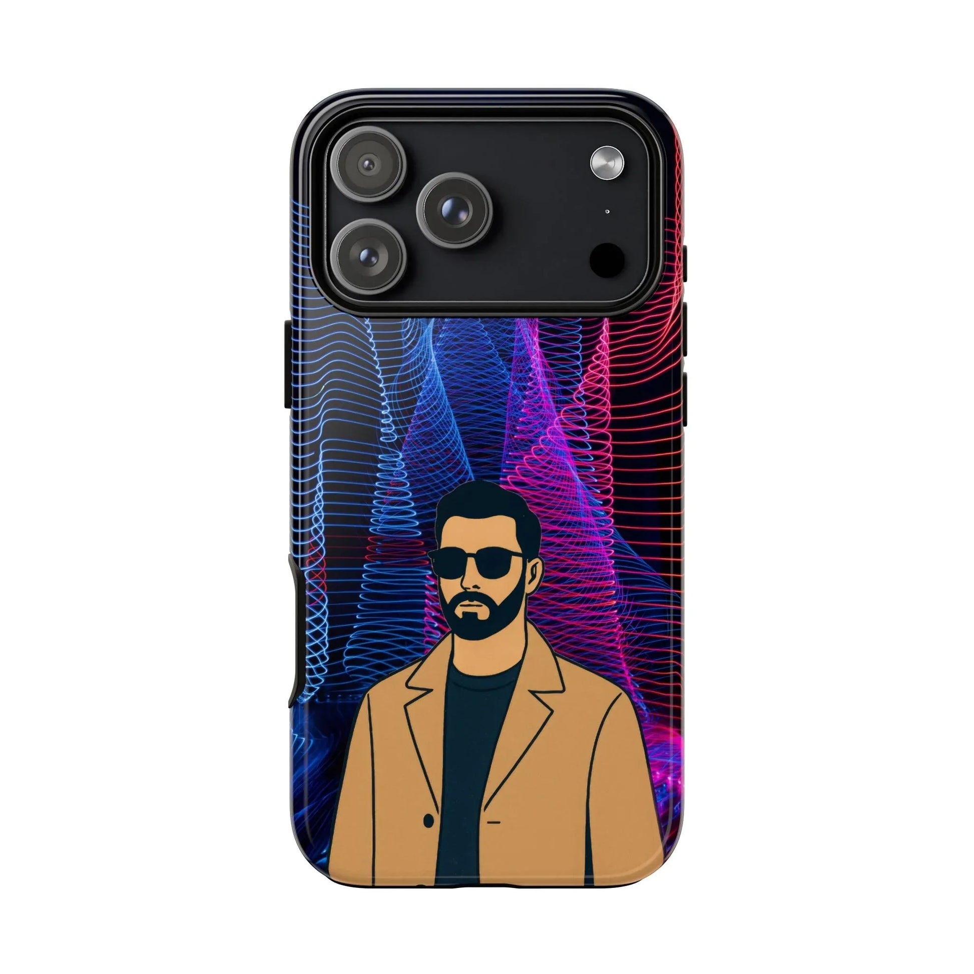 Bearded Style Phone Case for iPhone 11-17 and Galaxy S20-S25 - KARARMDESIGN