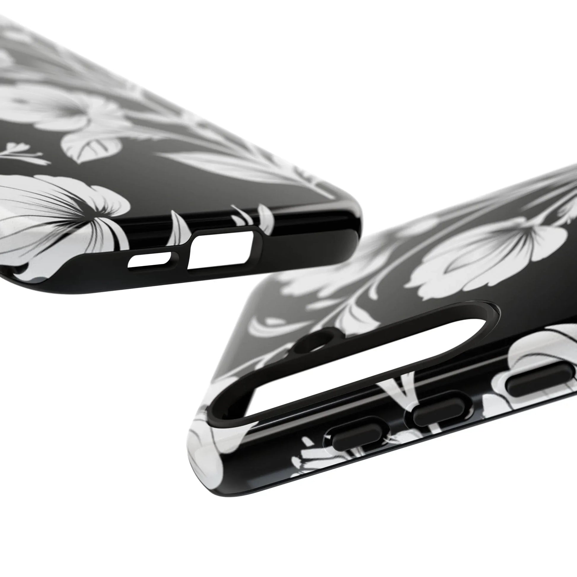 Elegant Floral Phone Case for Galaxy S20-S25 - KARARMDESIGN