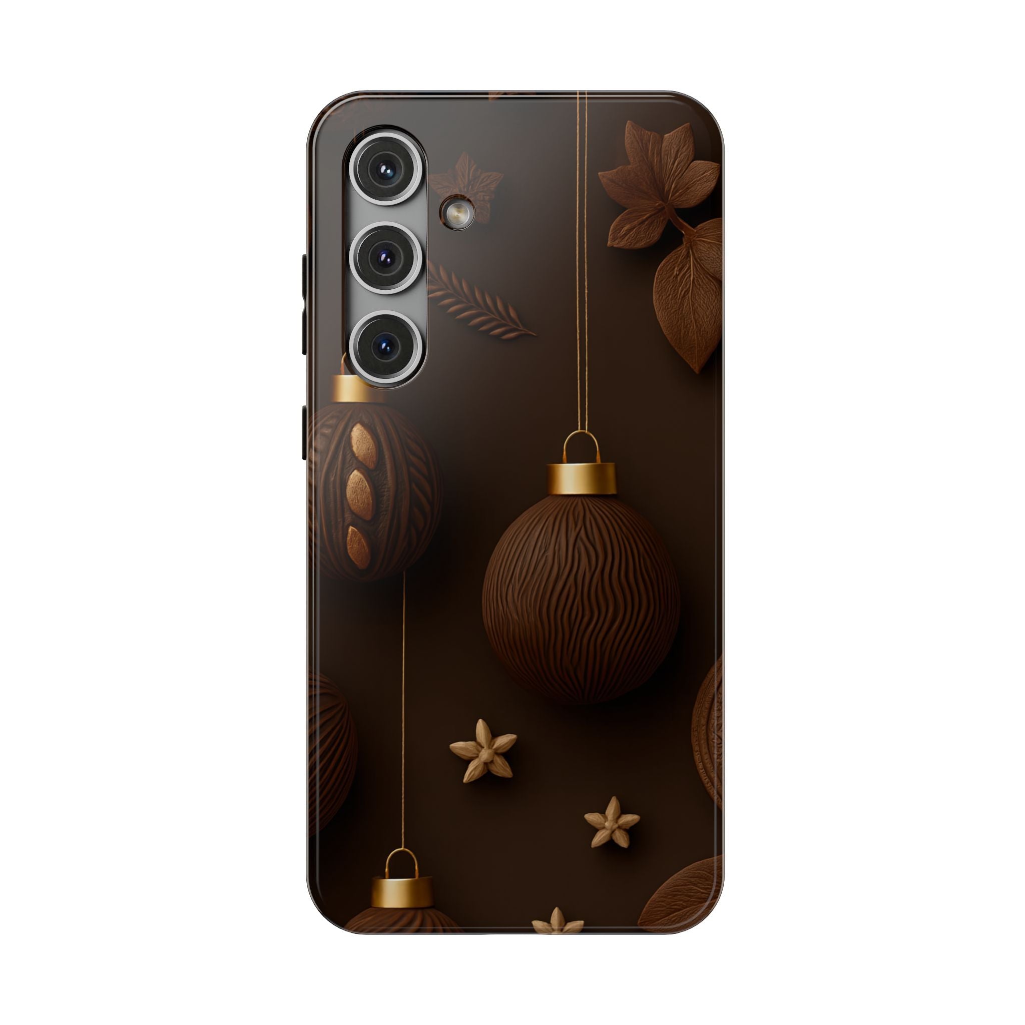 Chocolate Ornaments Phone Case for iPhone 11-17 and Galaxy S22-S26