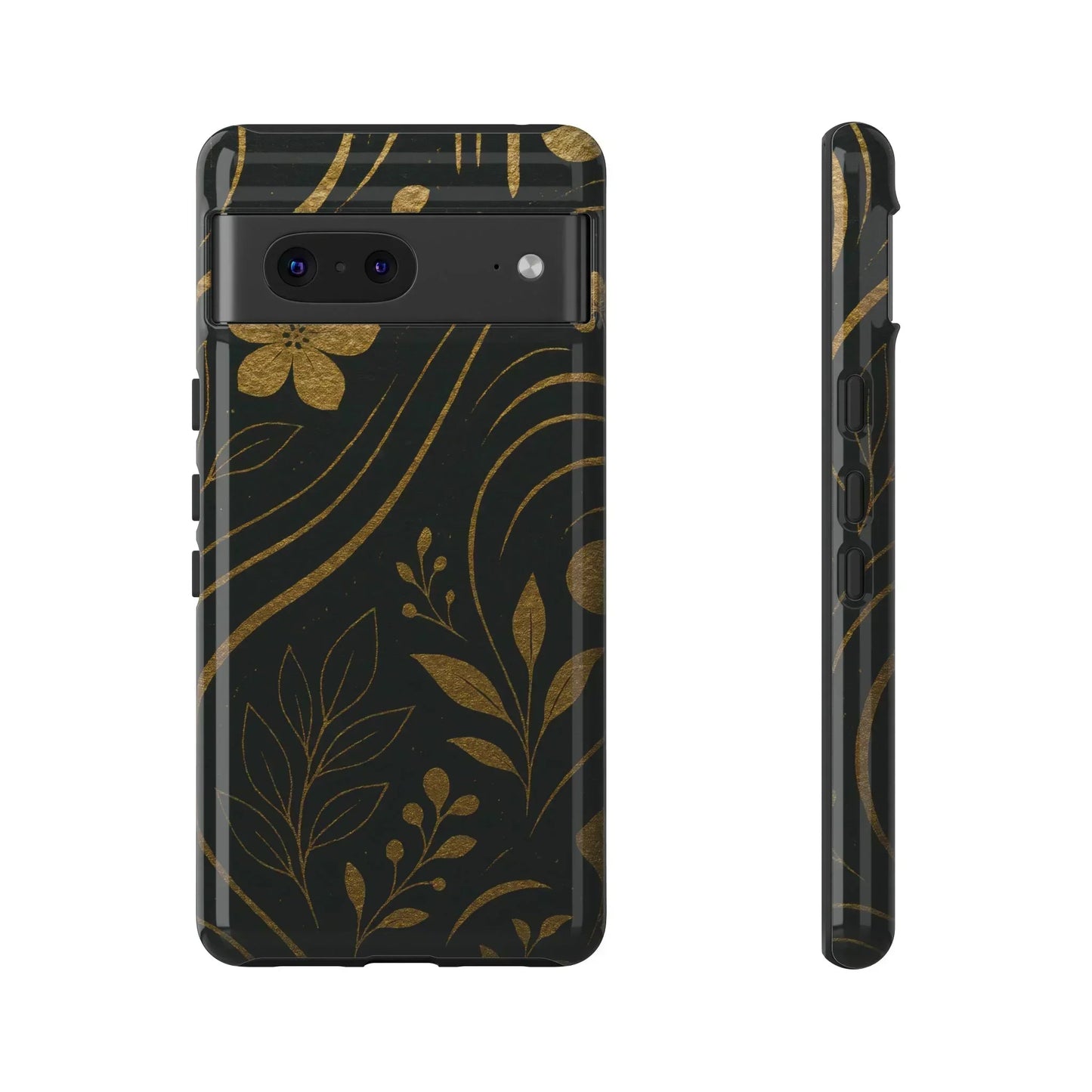 Foil Frenzy Abstract Gold Pattern Phone Case for Samsung Galaxy and Google Pixel - KarArmDesign