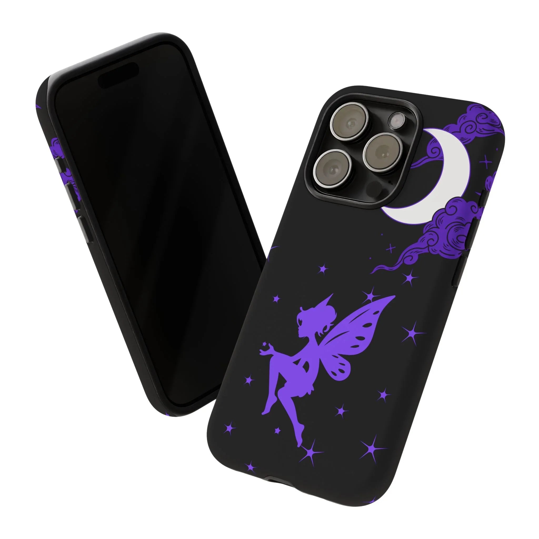 Moonlit Fairy Phone Case for iPhone 8-16 and Galaxy S10-S23 - KARARMDESIGN