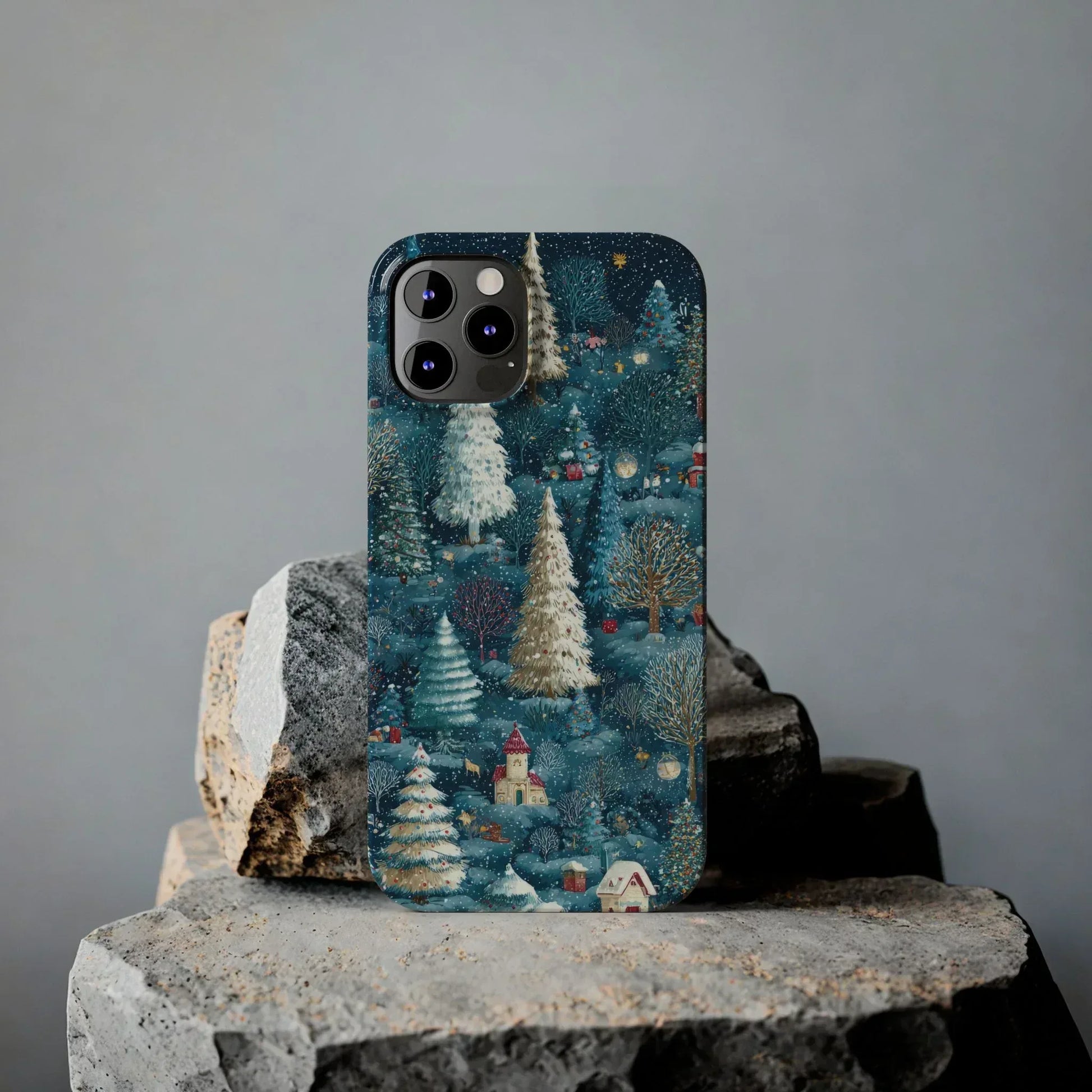 Frosty Forest Phone Case for iPhone 11-17 - KARARMDESIGN