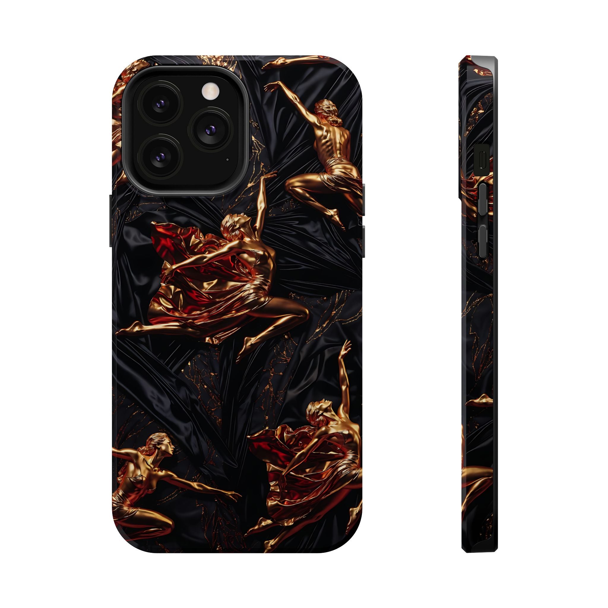Gold Sculpture Phone Case for iPhone 13-17 & Samsung Galaxy S26