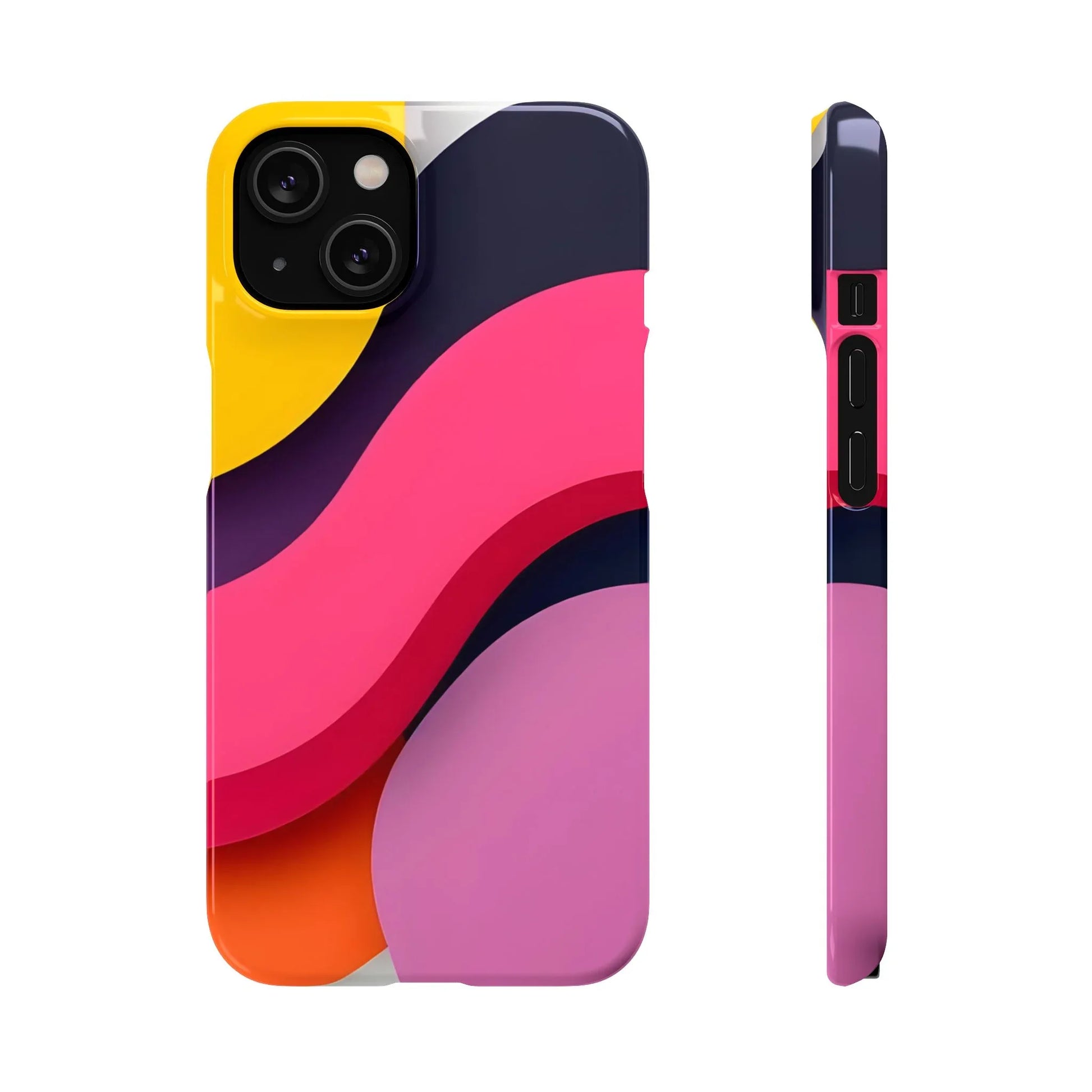 Abstract Phone Case for iPhone 11-17 and Galaxy S20-S25 - KARARMDESIGN