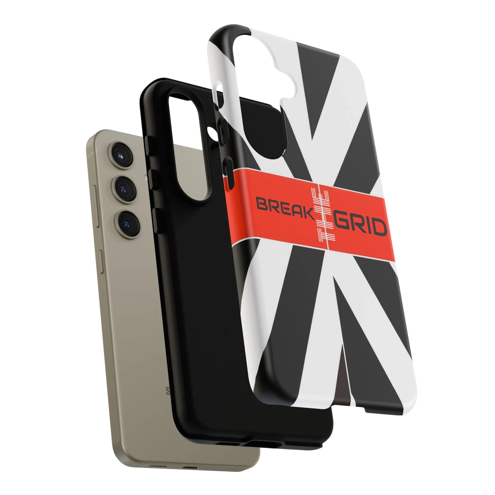 Break The Grid Phone Case for iPhone 11–16 and Galaxy S20–S25 - KARARMDESIGN