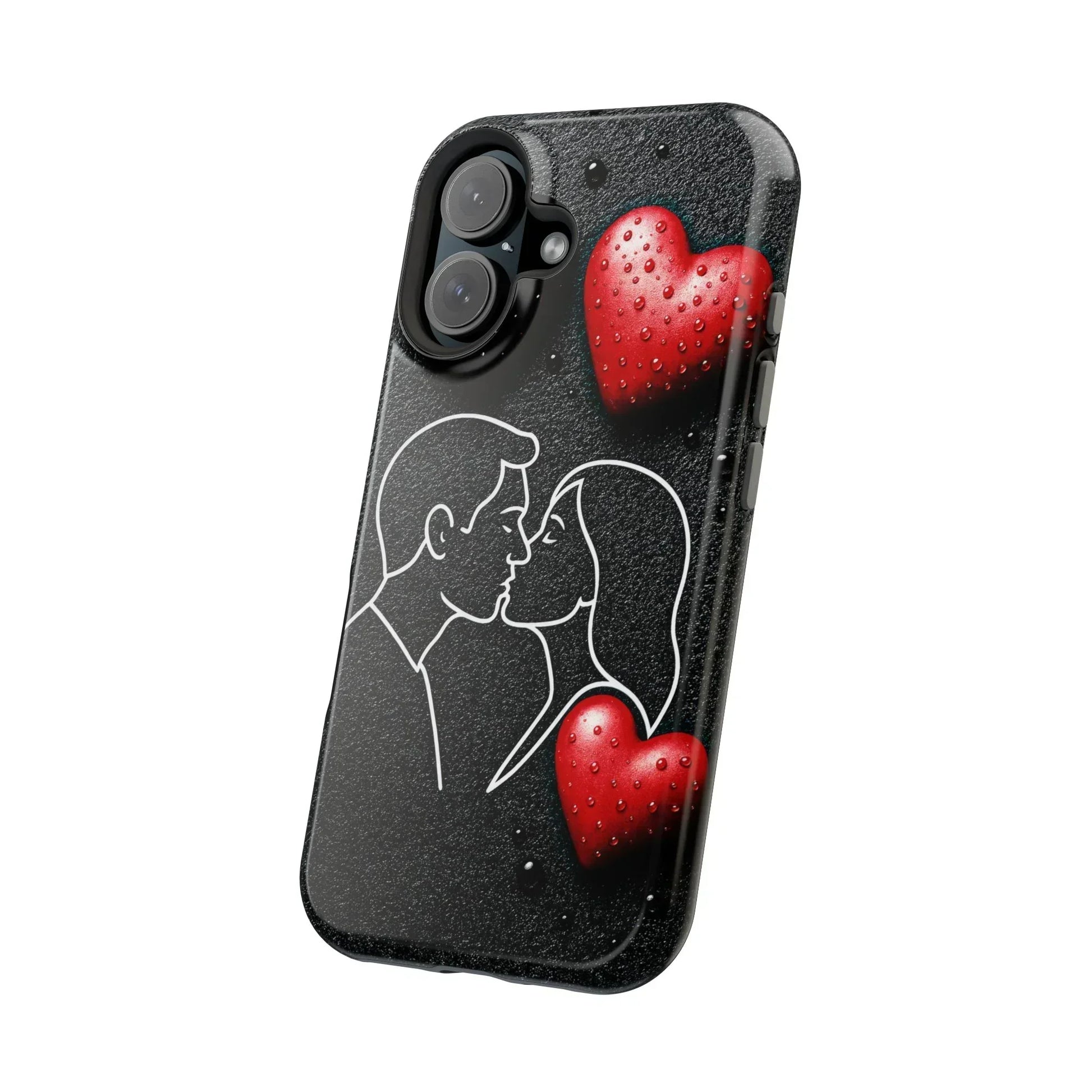 Midnight Kiss Phone Case for iPhone 13-16 Models - KarArmDesign