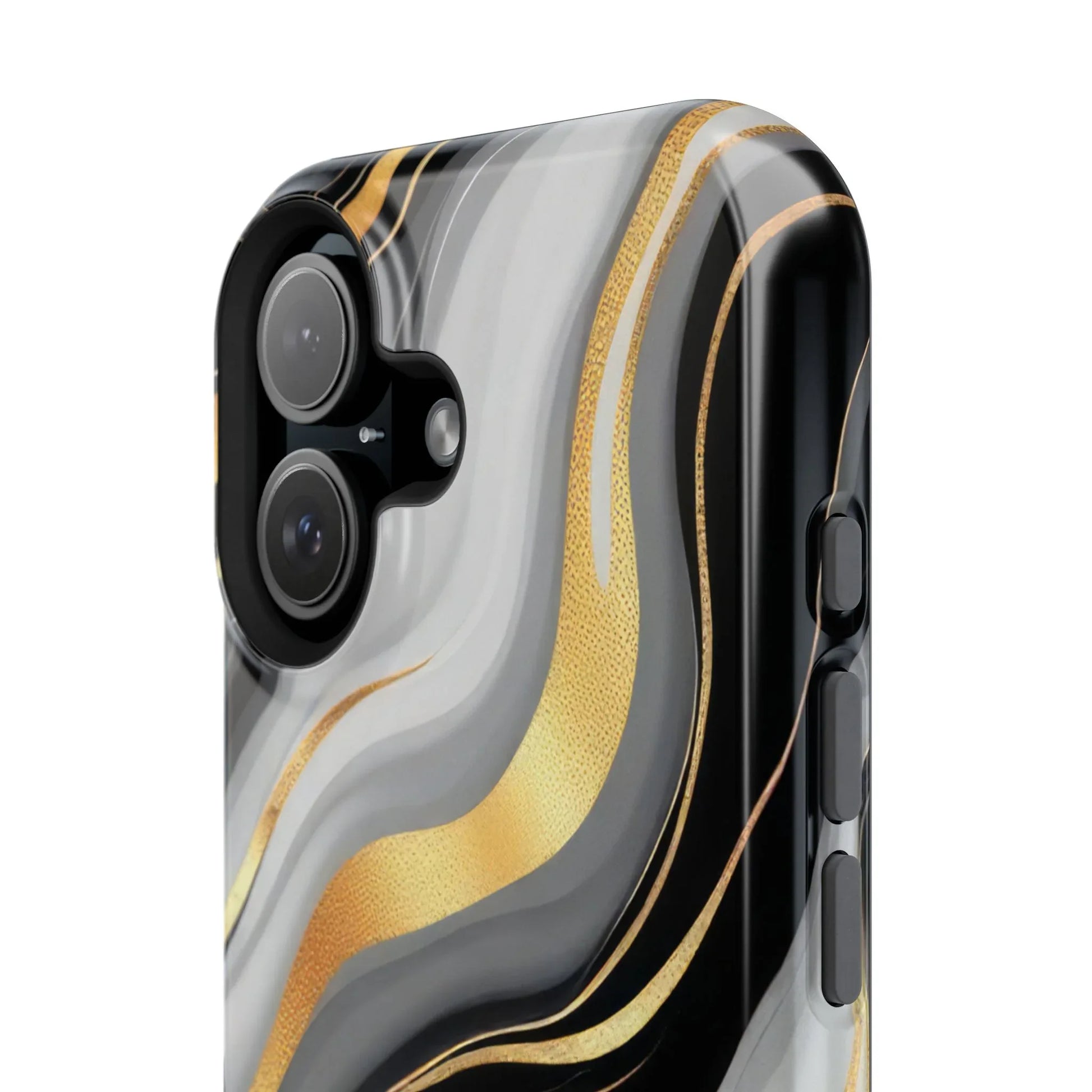 Modern Marble Flow Phone Case for iPhone 11-17 - KARARMDESIGN