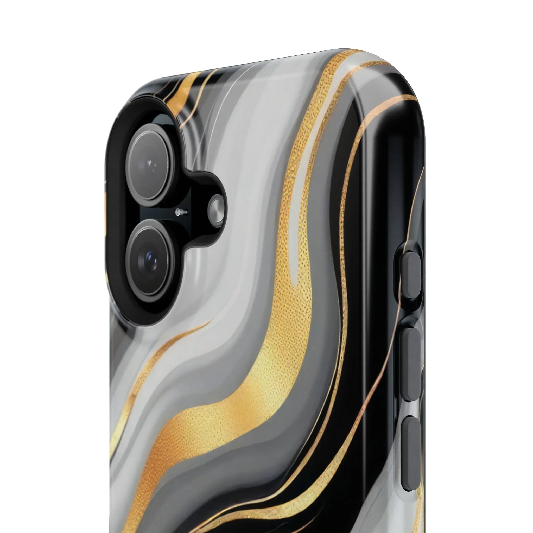 Modern Marble Flow Phone Case for iPhone 11-17 - KARARMDESIGN
