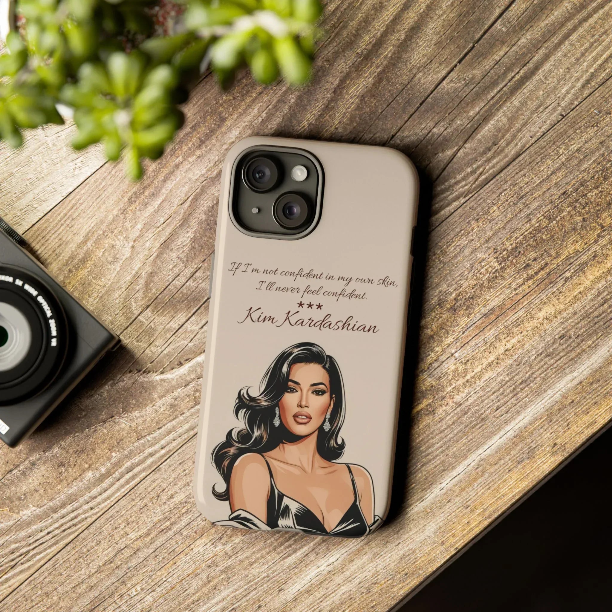 Kim Kardashian Quote Phone Case – Illustrated for iPhone 15-17 Models - KARARMDESIGN