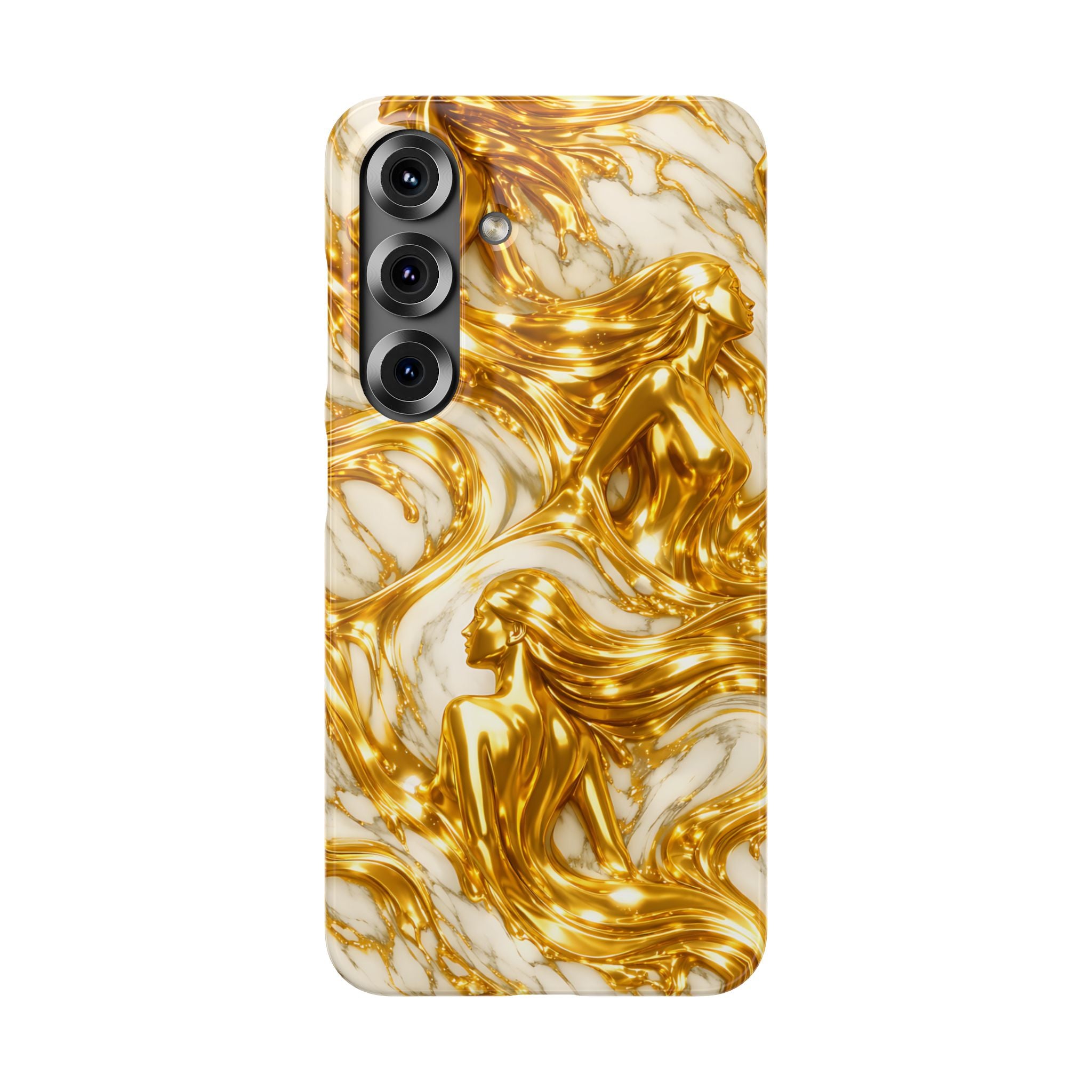 Divine Gold Woman Snap Phone Case for iPhone & Galaxy