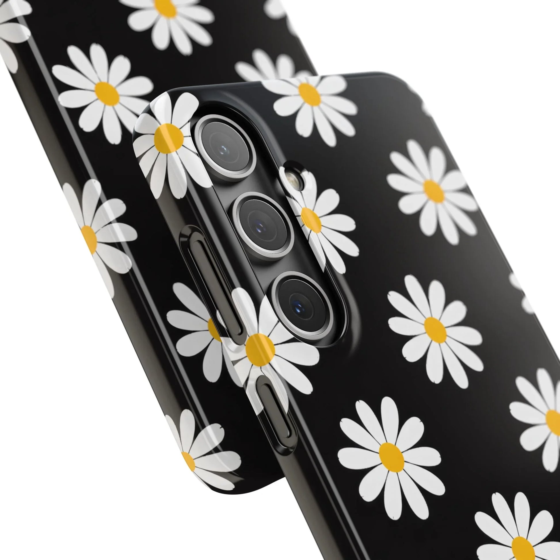 Daisy Charm Phone Case for iPhone 11-17 and Galaxy S20-S25 - KARARMDESIGN