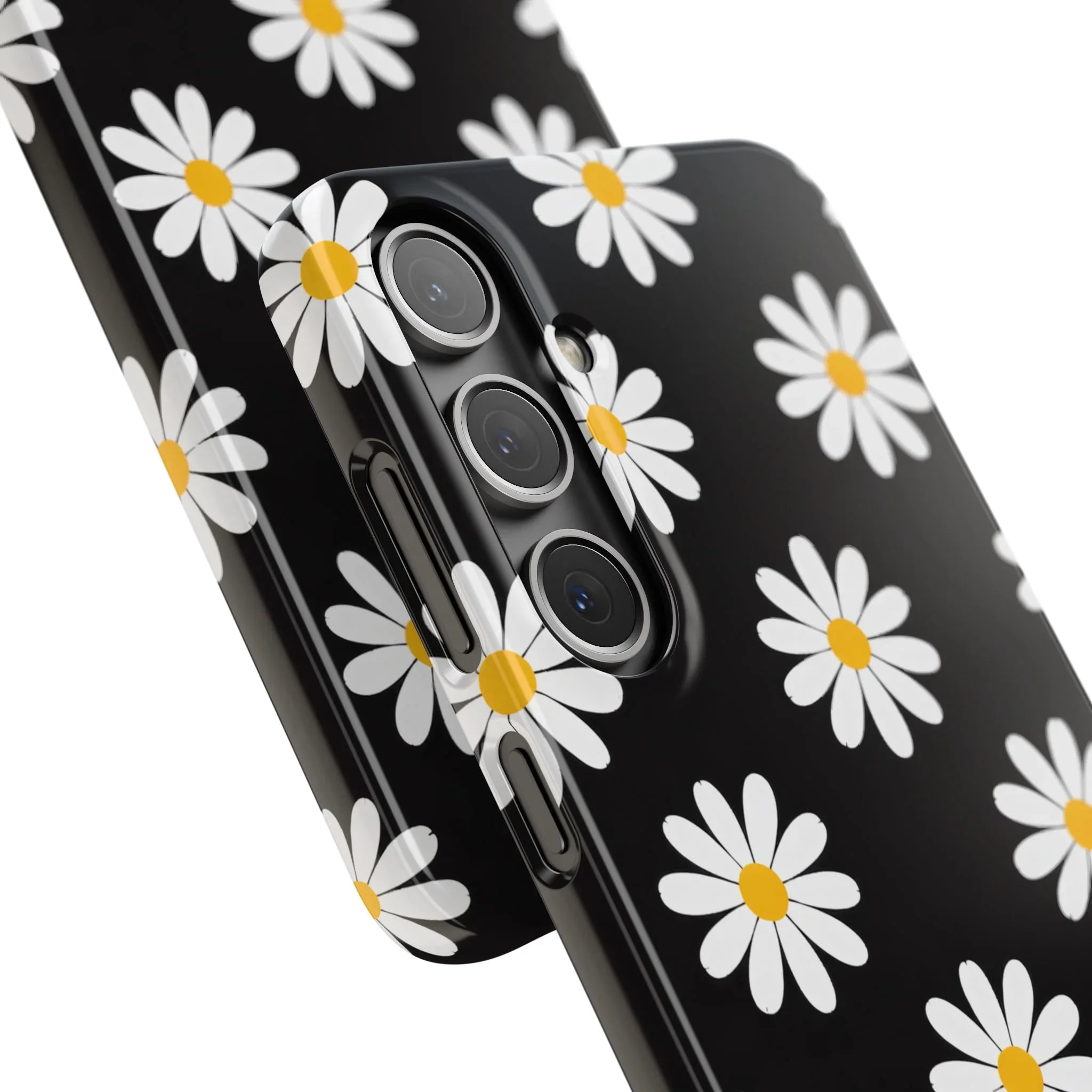 Daisy Charm Phone Case for iPhone 11-17 and Galaxy S20-S25 - KARARMDESIGN