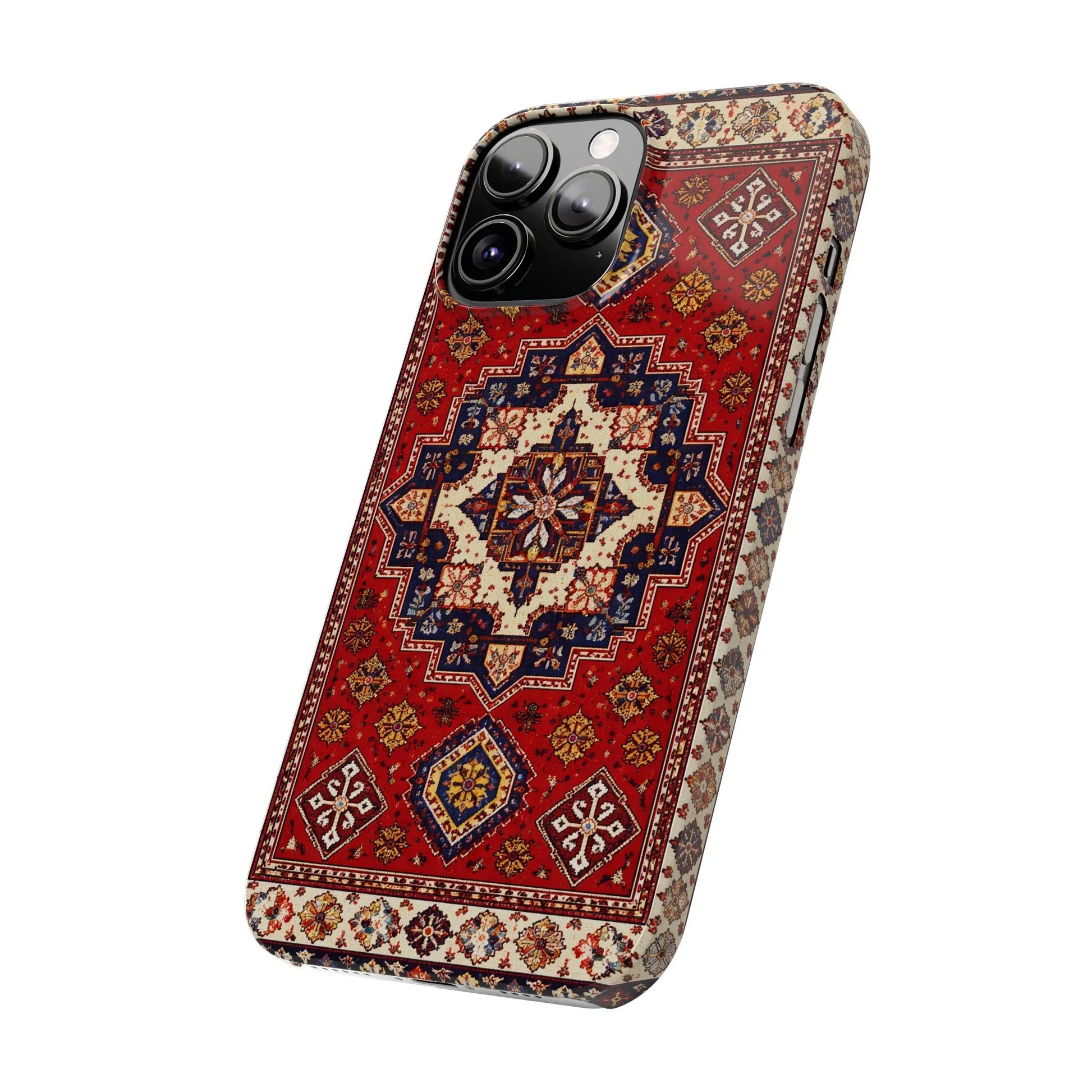 Armenian Carpet Pattern Phone Case for iPhone 11-16 - KARARMDESIGN