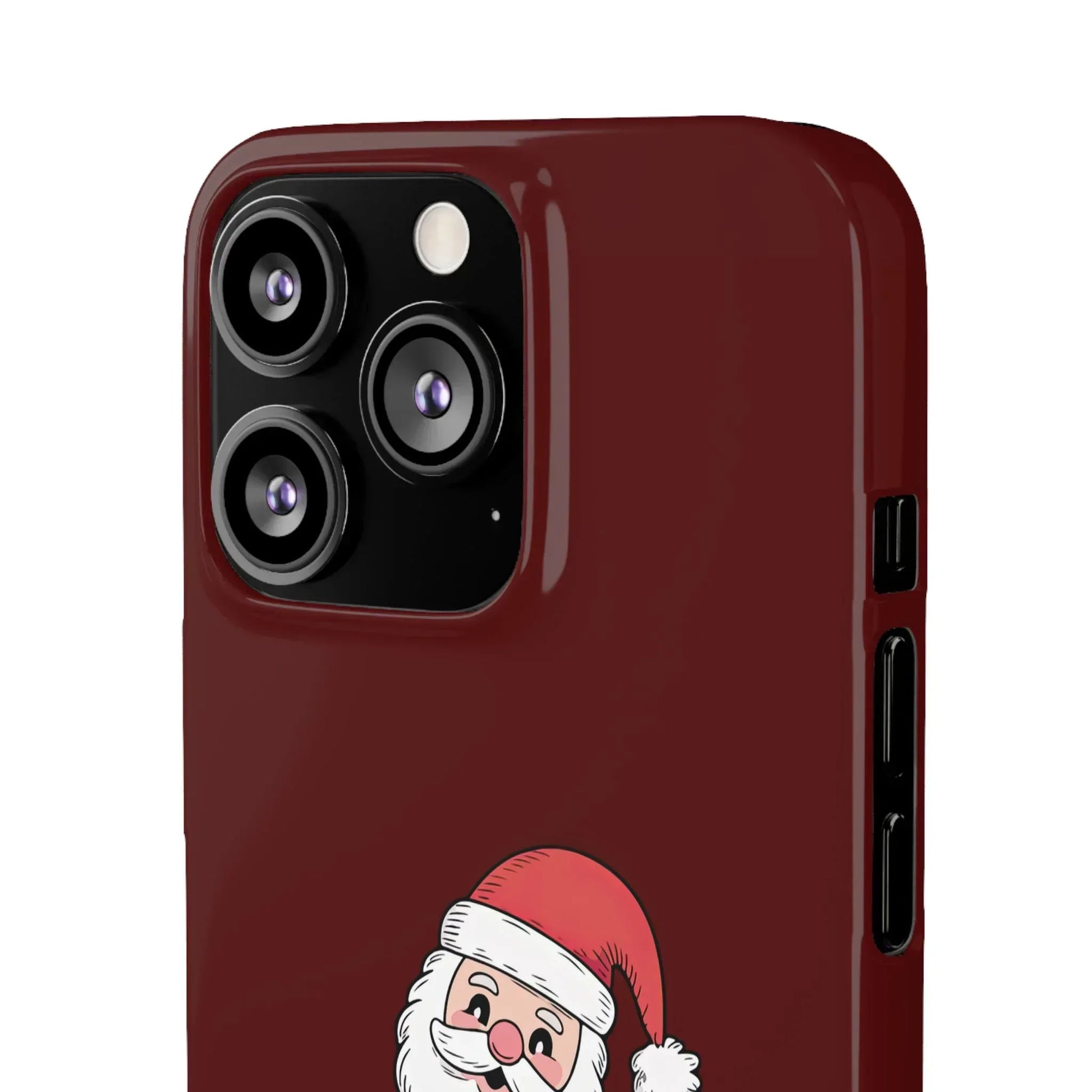 Crimson Claus Phone Case for iPhone 8-17 and Galaxy S20-S25 - KARARMDESIGN