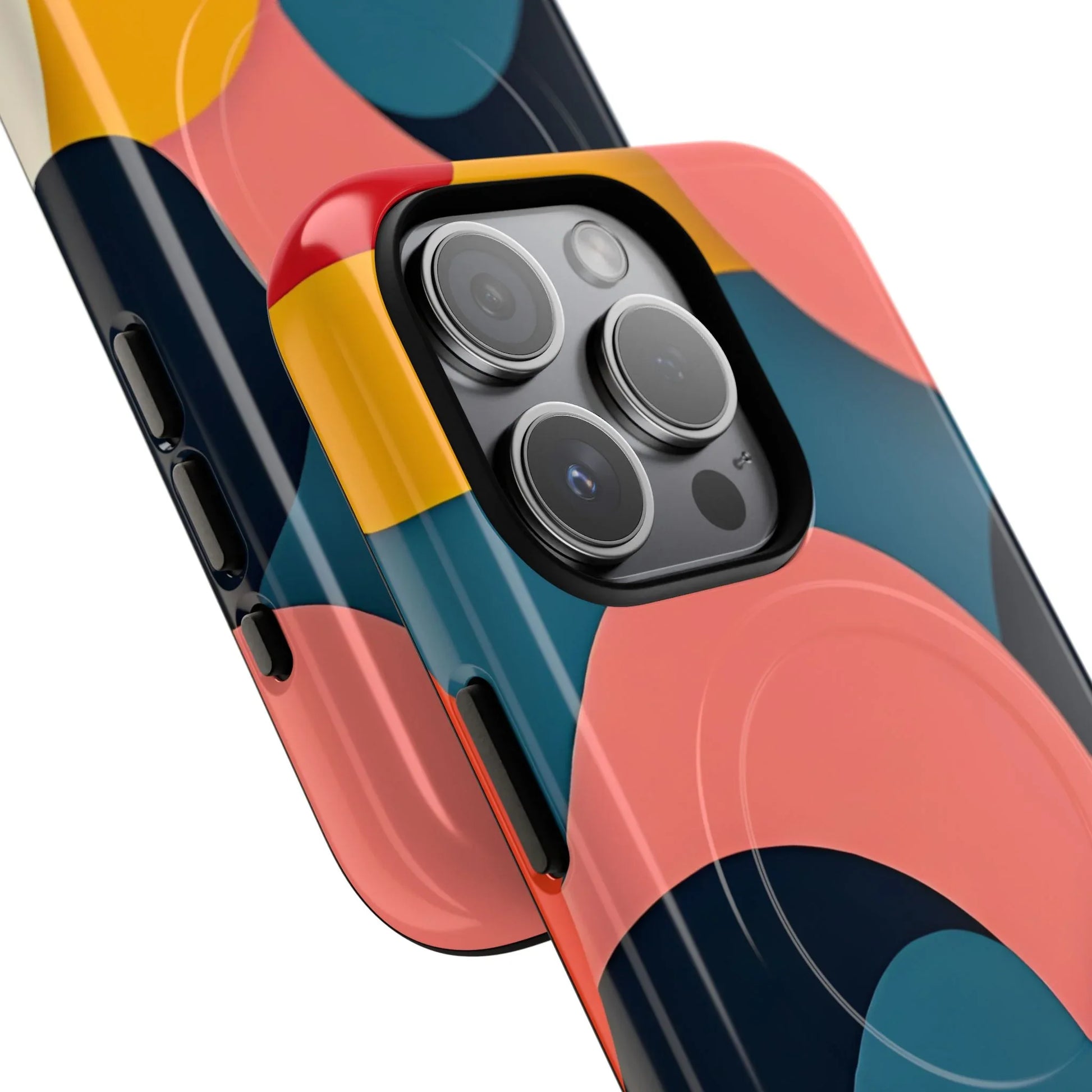 Colorful Abstract Art Phone Case for iPhone 13-17 - KARARMDESIGN