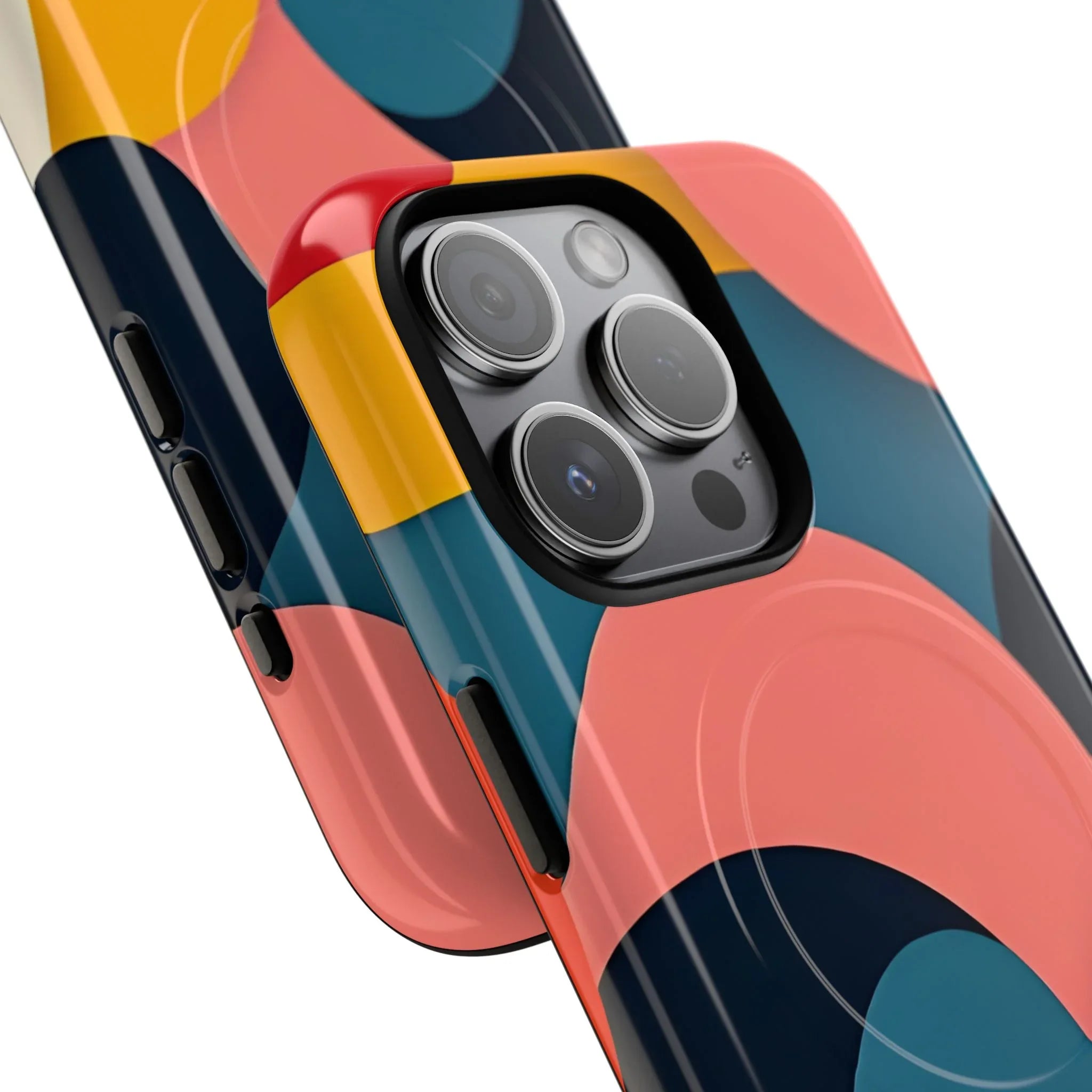 Colorful Abstract Art Phone Case for iPhone 13-17 - KARARMDESIGN