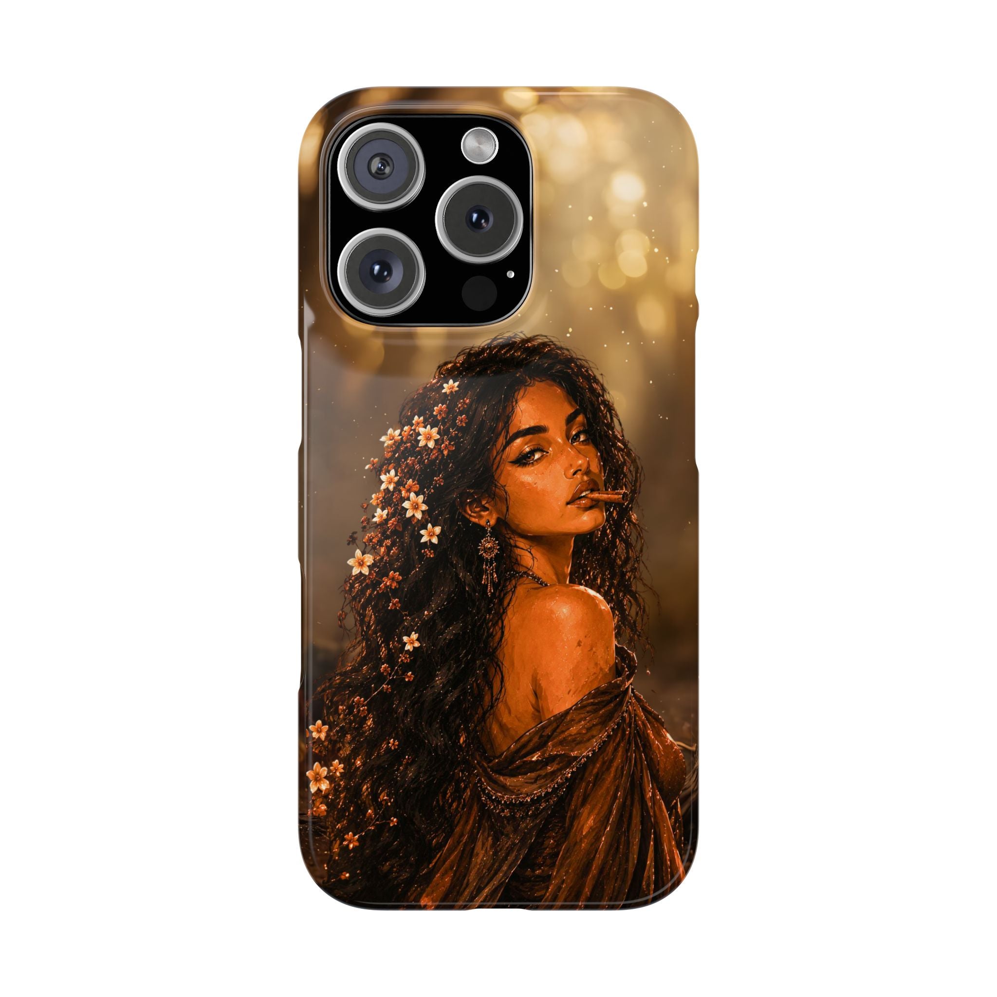 Cinnamon Girl Phone Case for iPhone 11-17 & Samsung Galaxy S20-S26