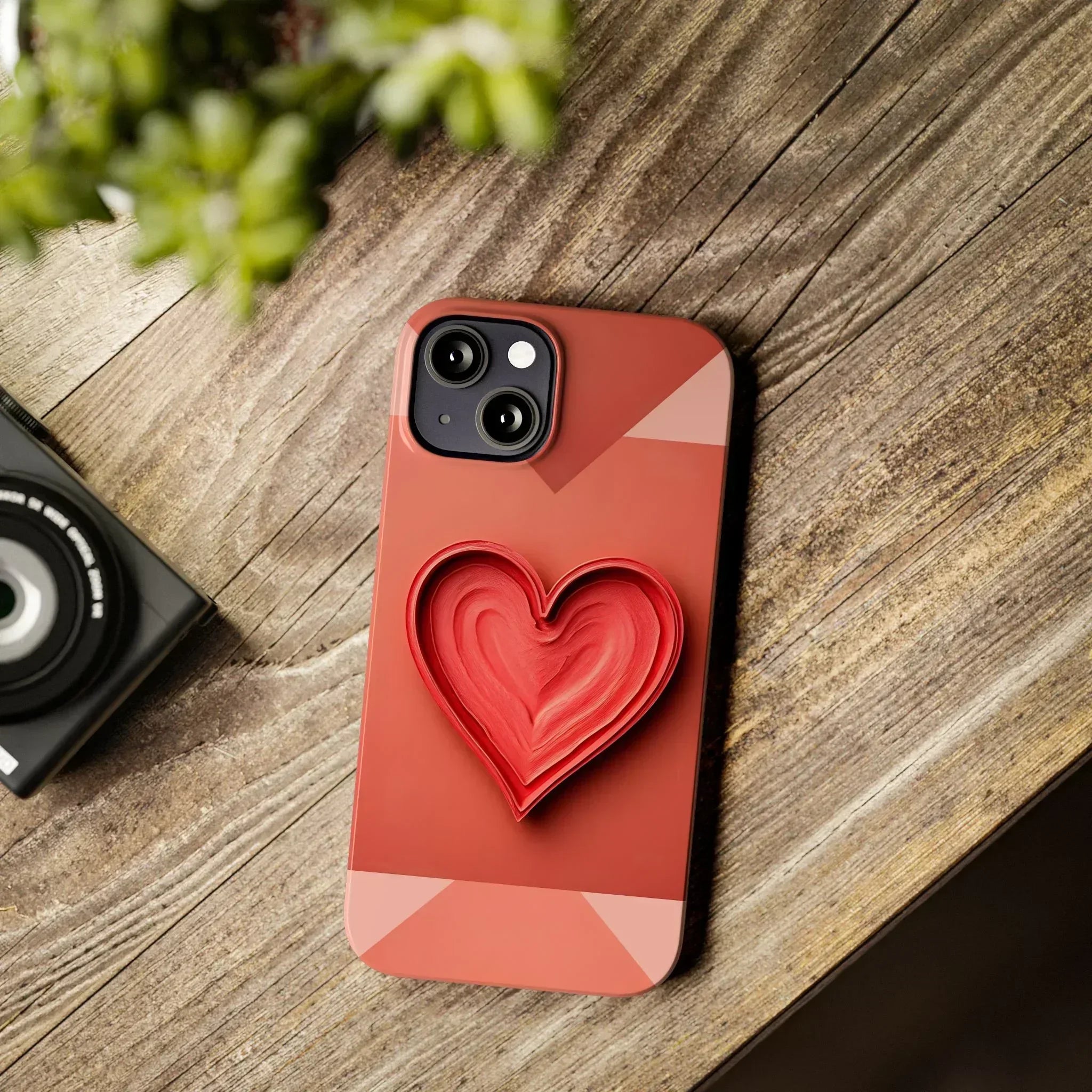 Heart Design Phone Case for iPhone 11-17 - KARARMDESIGN