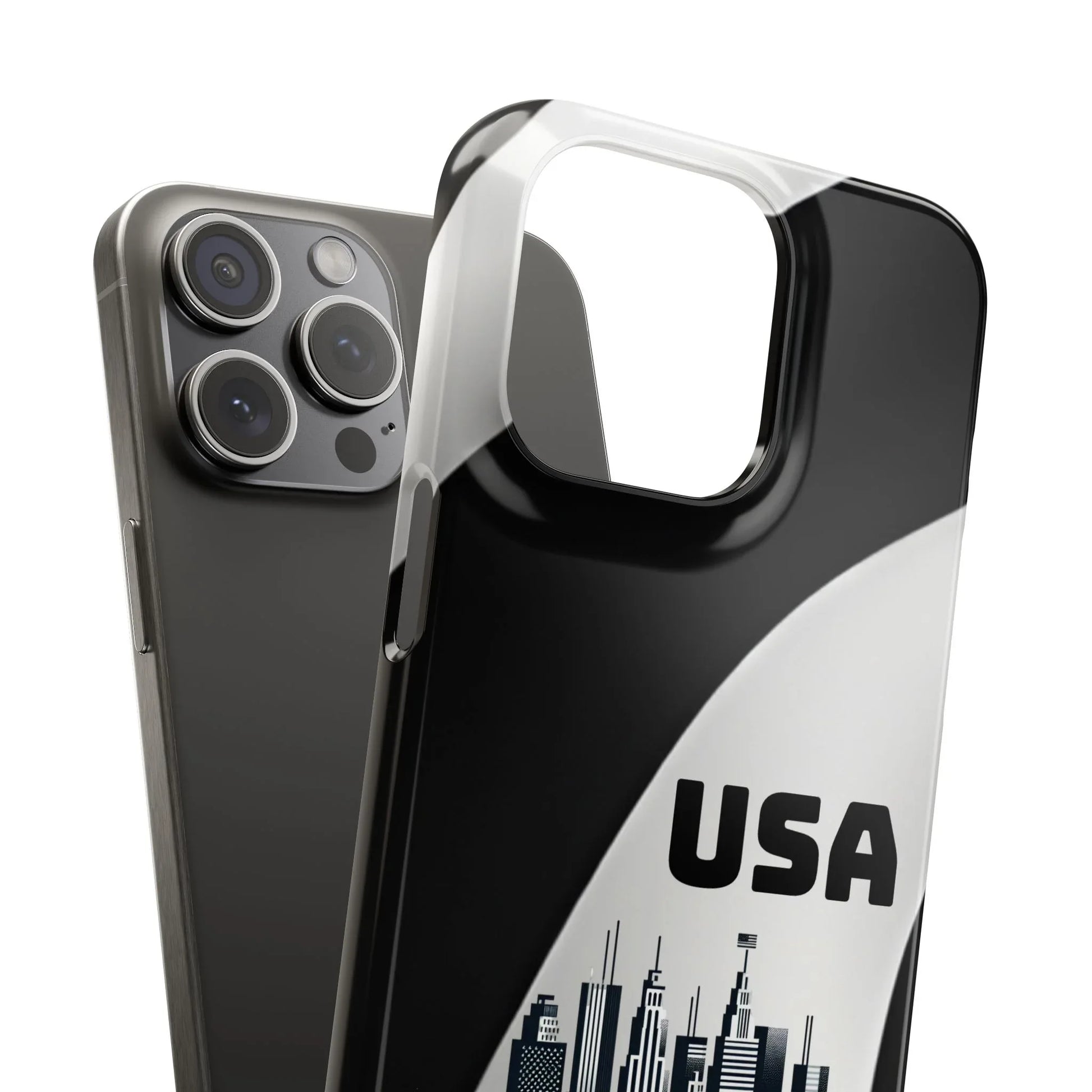 Monochrome New York City Phone Case for iPhone, Galaxy & Pixel - KARARMDESIGN