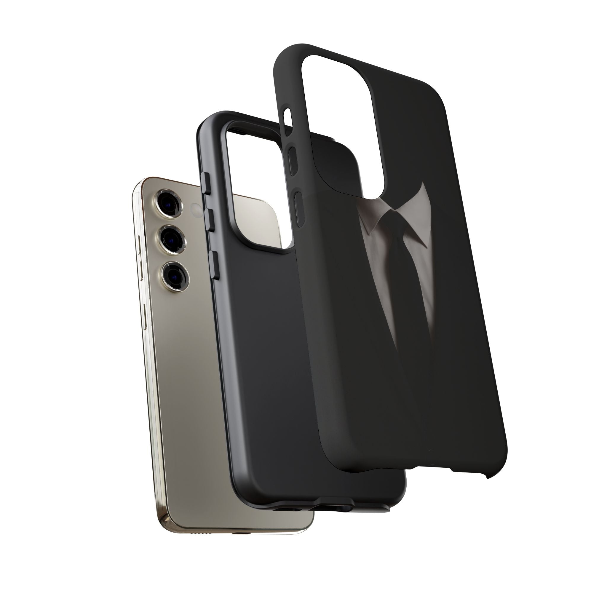 Gentleman's Armor Tough Phone Case – iPhone 11–17 & Galaxy S20–S26