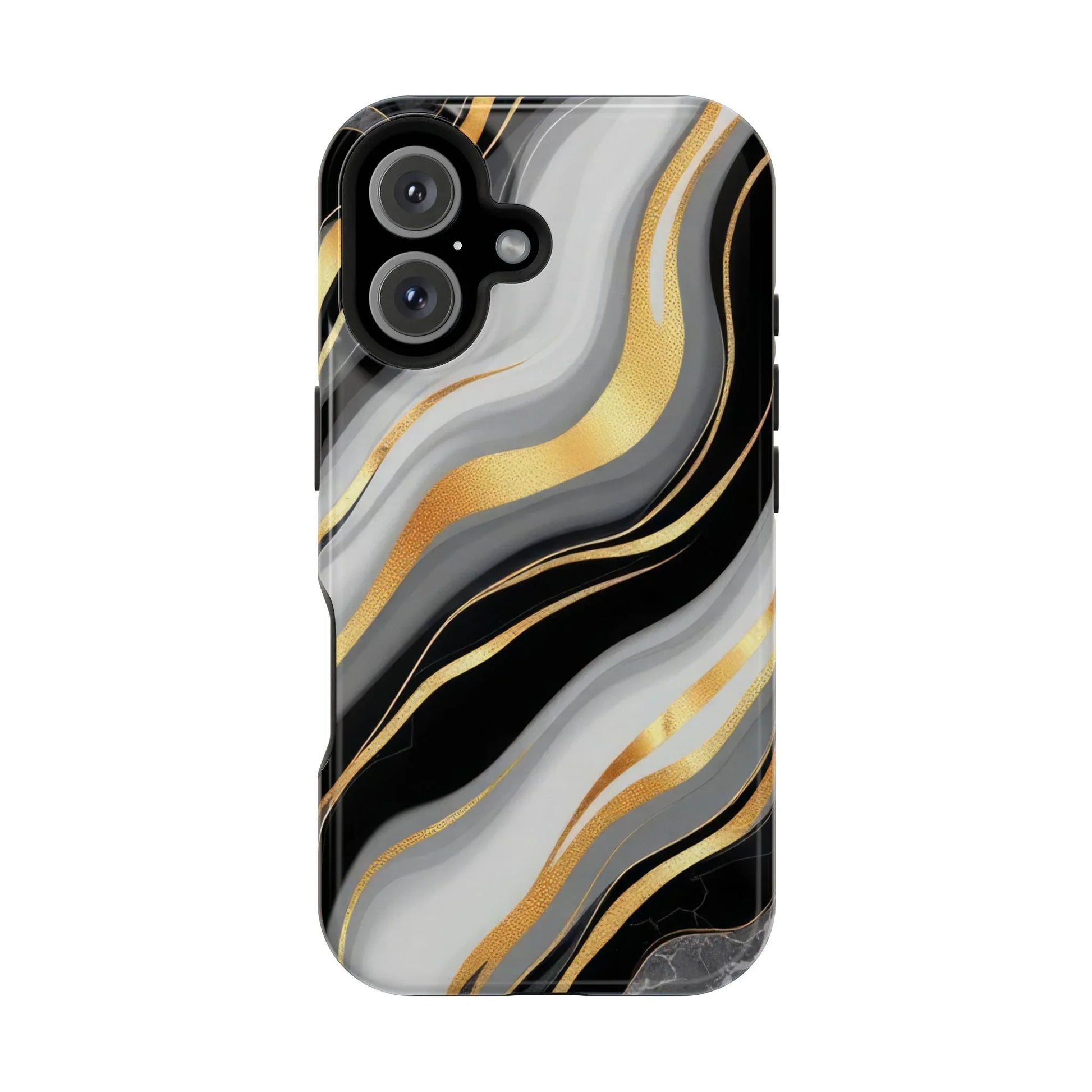 Modern Marble Flow Phone Case for iPhone 11-17 - KARARMDESIGN